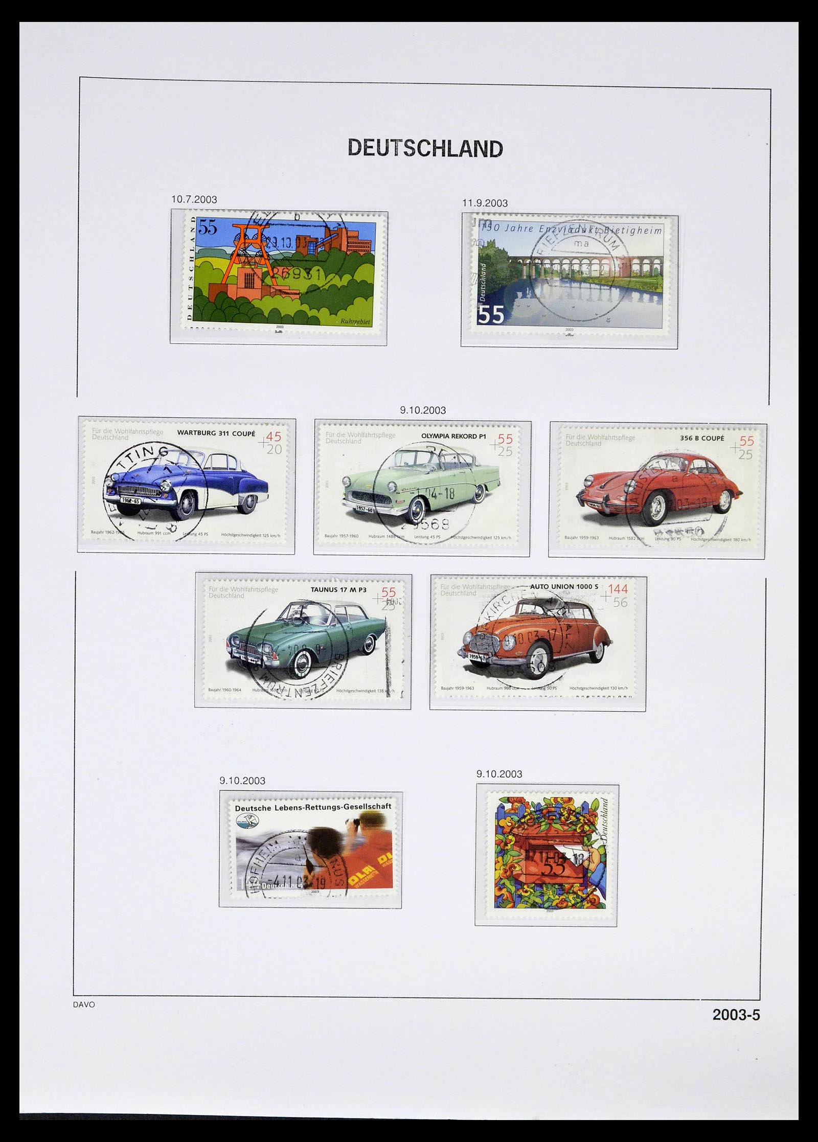 39326 0226 - Stamp collection 39326 Bundespost 1949-2003.