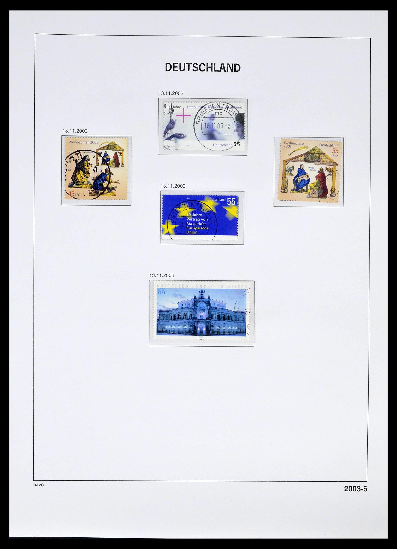 39326 0227 - Stamp collection 39326 Bundespost 1949-2003.