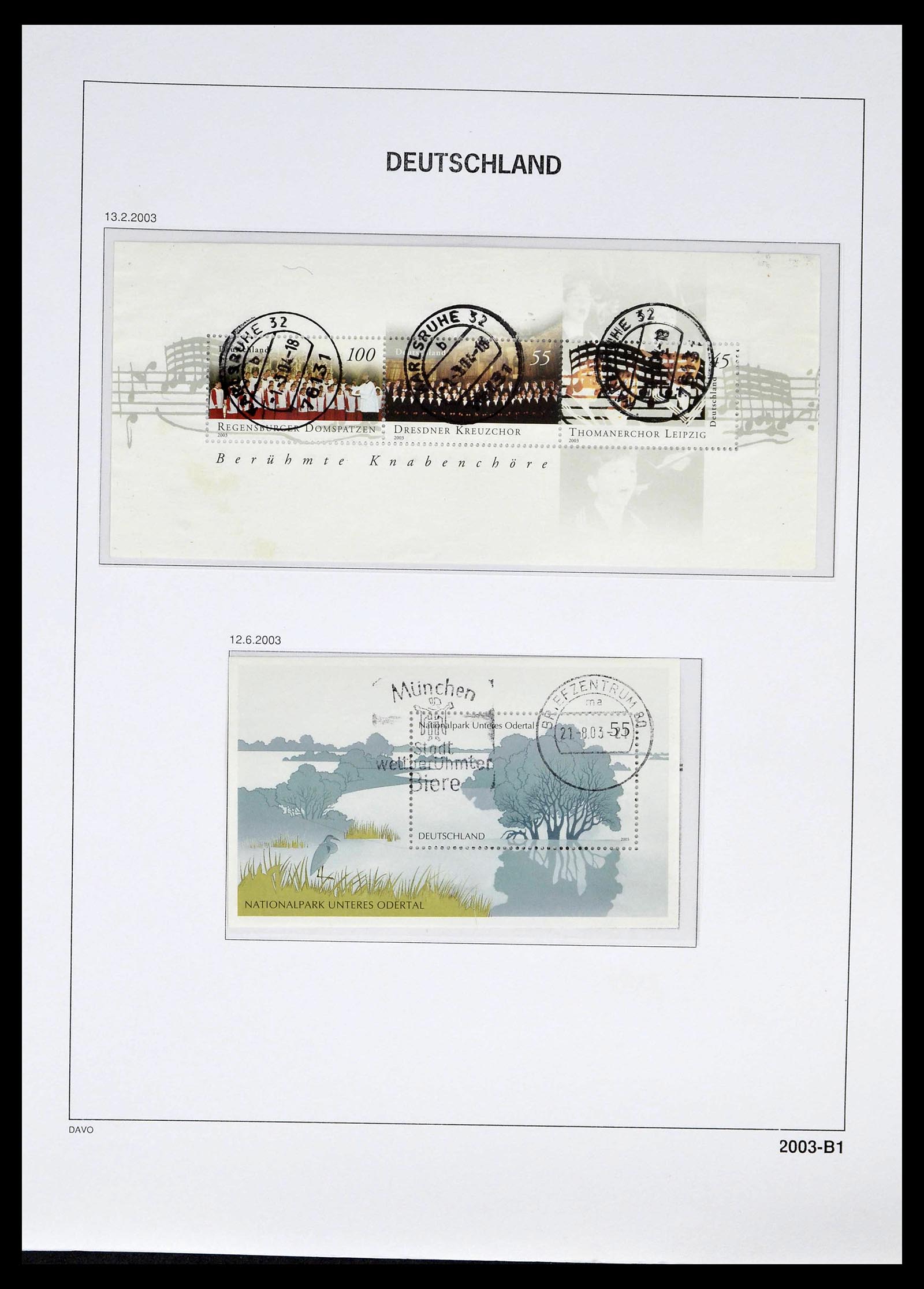 39326 0228 - Stamp collection 39326 Bundespost 1949-2003.