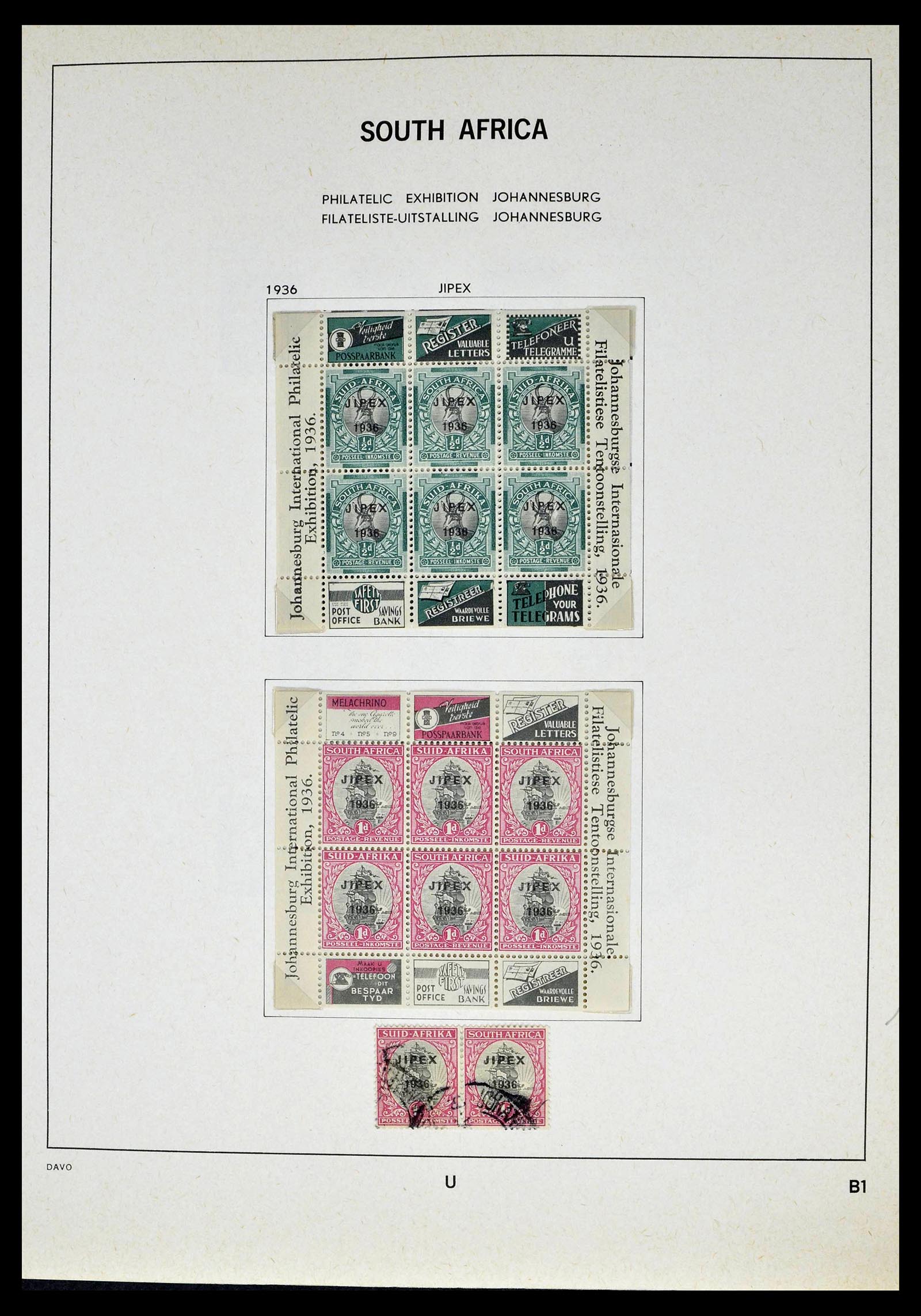 39327 0021 - Postzegelverzameling 39327 Zuid Afrika 1910-1998.