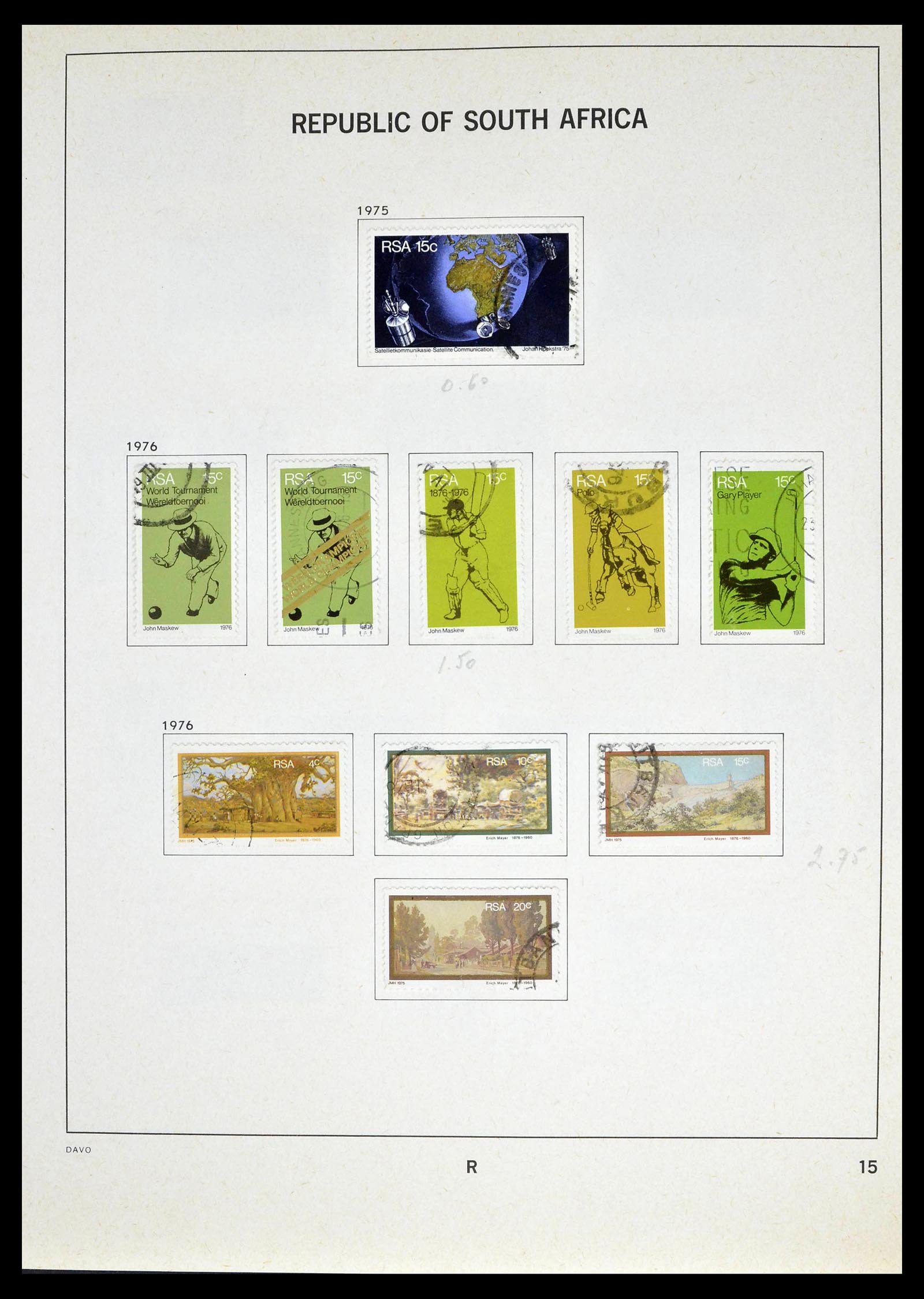 39327 0041 - Postzegelverzameling 39327 Zuid Afrika 1910-1998.