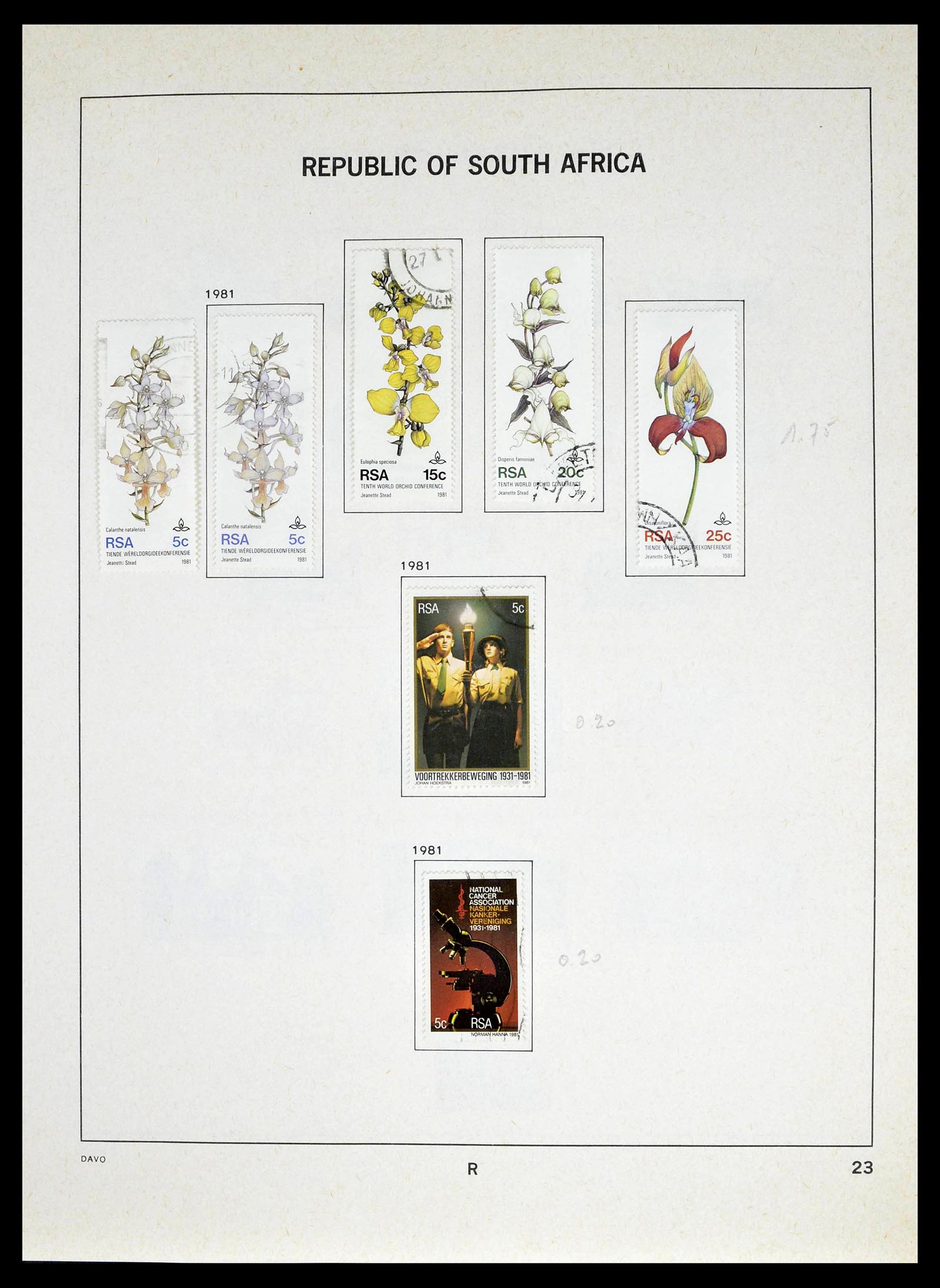 39327 0049 - Postzegelverzameling 39327 Zuid Afrika 1910-1998.