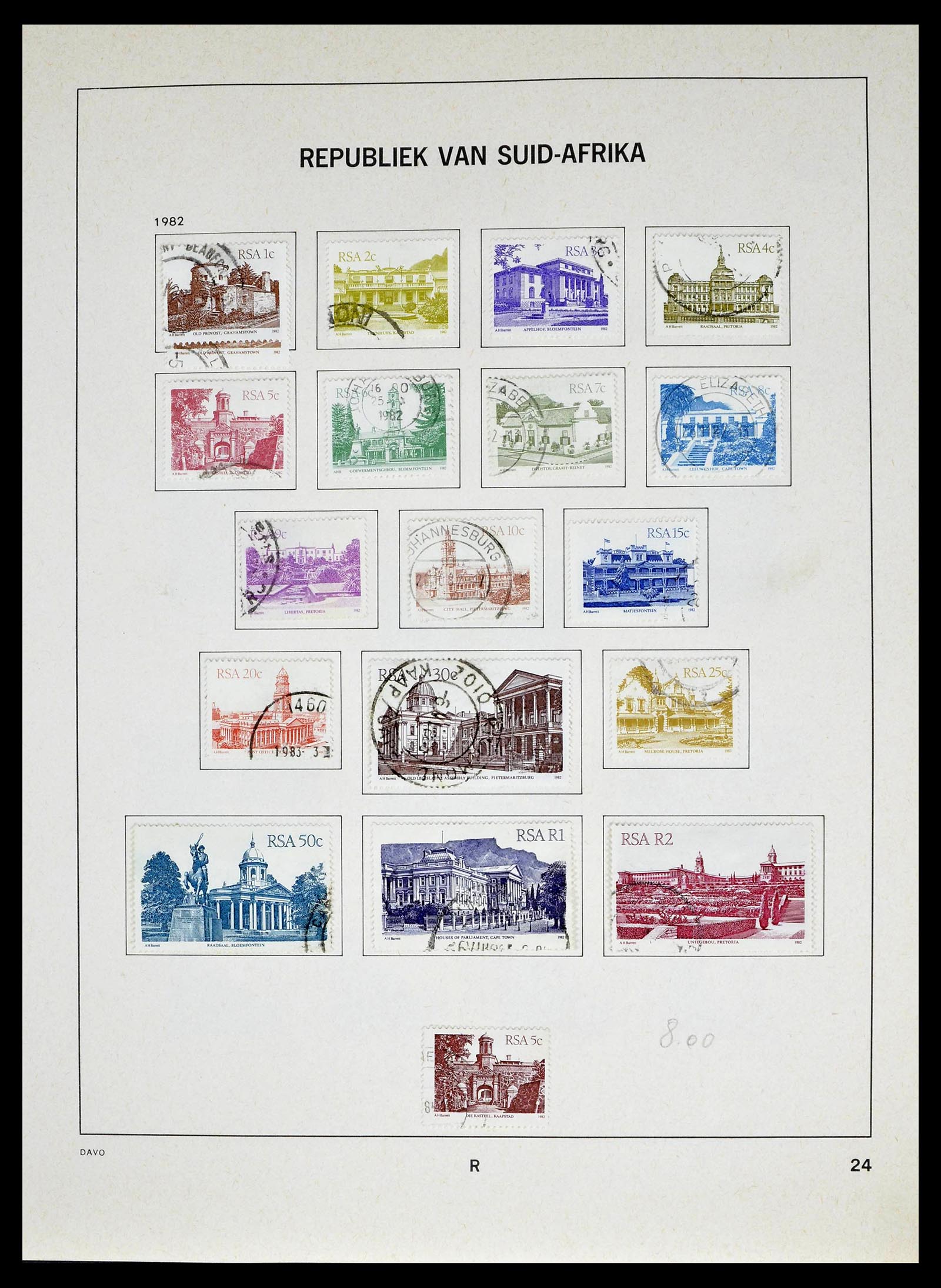 39327 0050 - Postzegelverzameling 39327 Zuid Afrika 1910-1998.