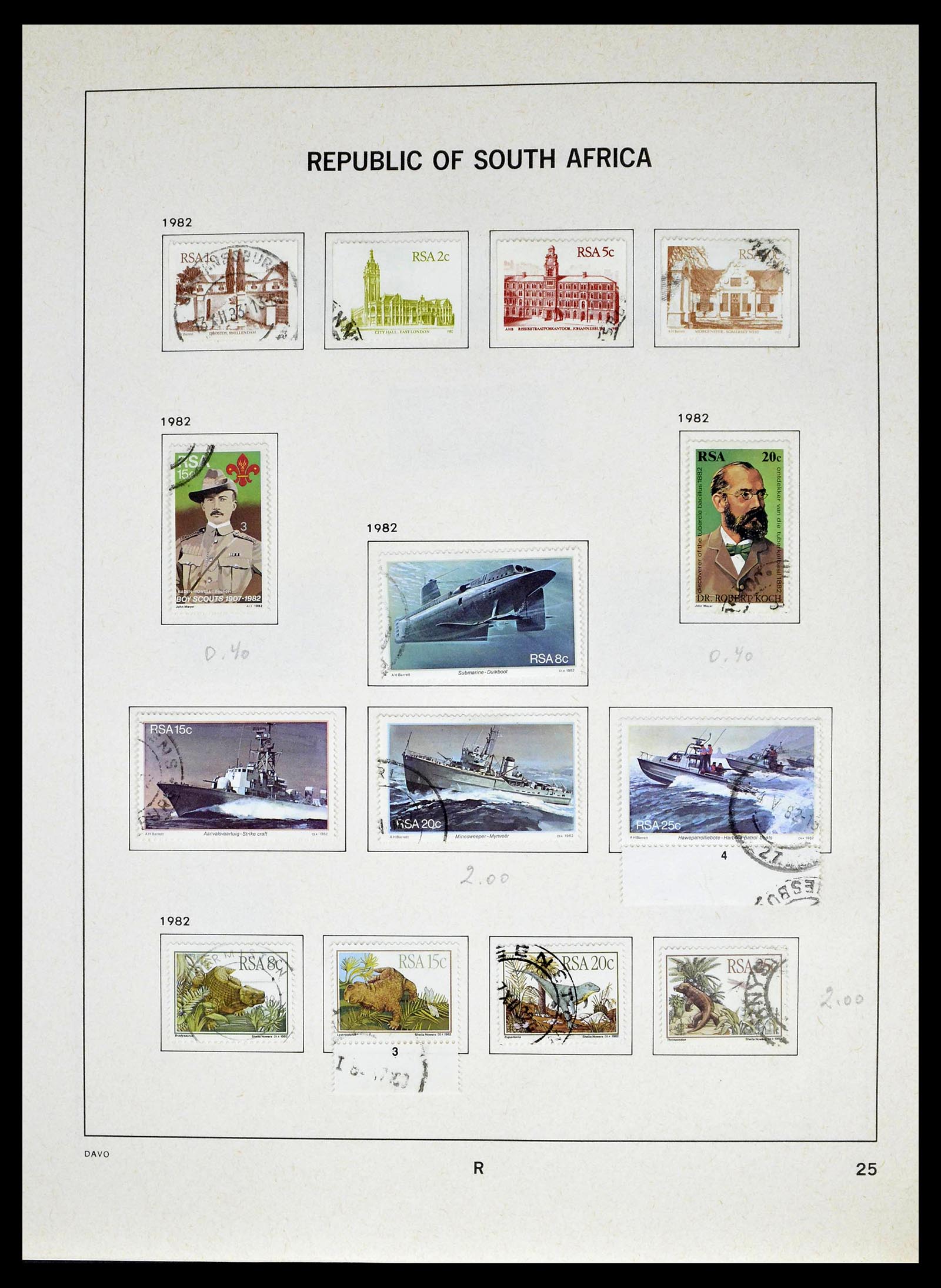 39327 0051 - Postzegelverzameling 39327 Zuid Afrika 1910-1998.