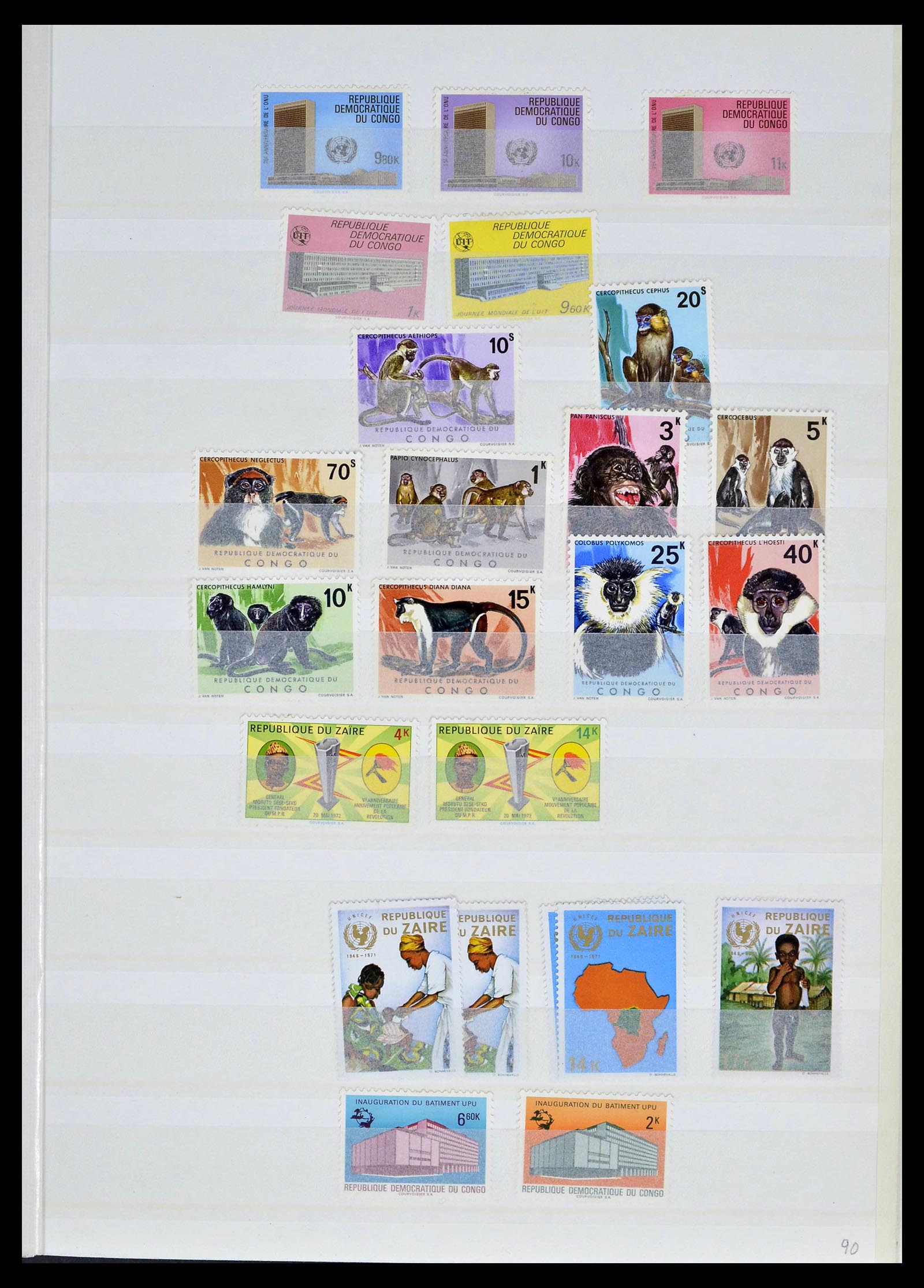 39328 0020 - Stamp collection 39328 Burundi imperforated 1962-1978.
