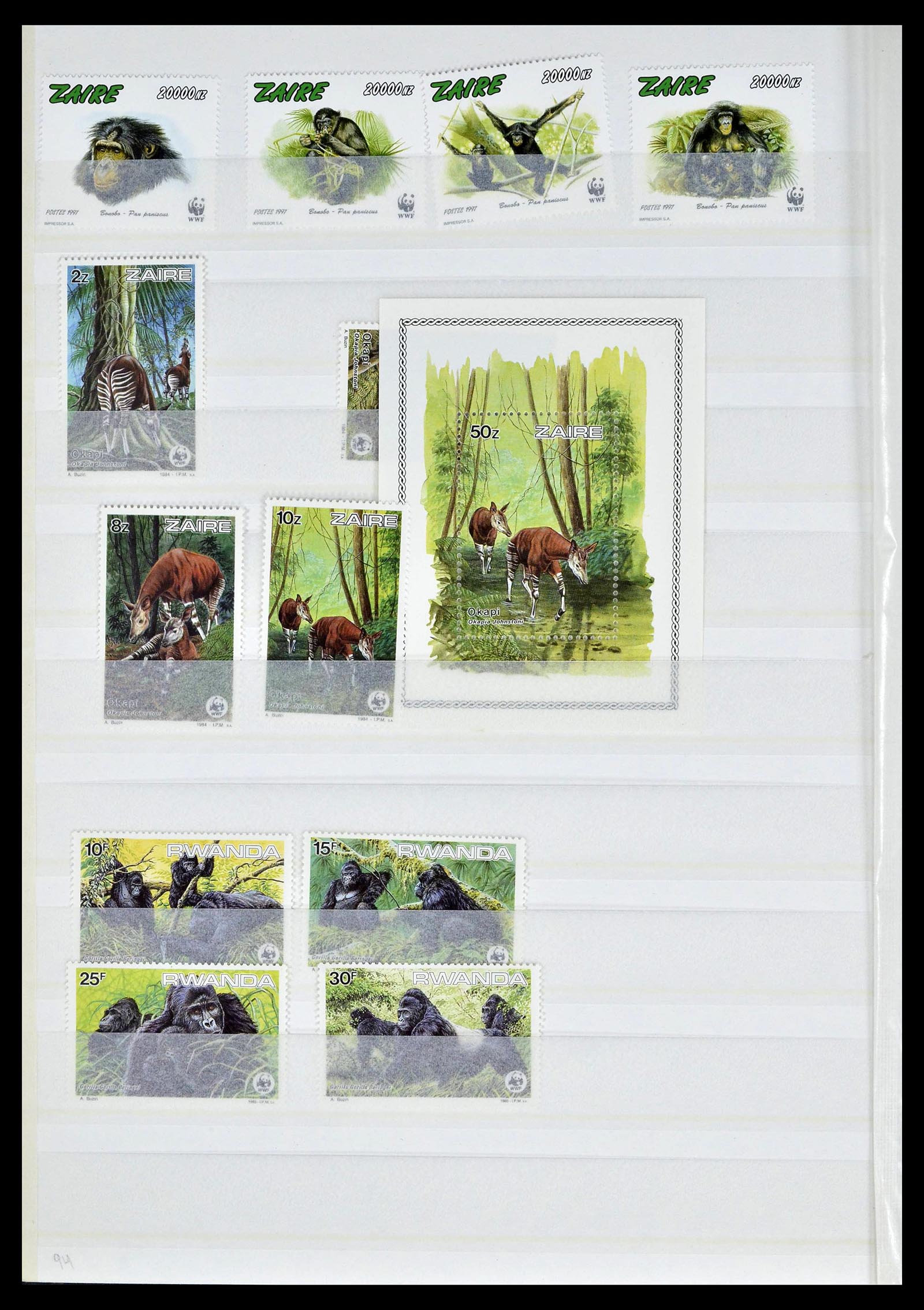 39328 0022 - Stamp collection 39328 Burundi imperforated 1962-1978.