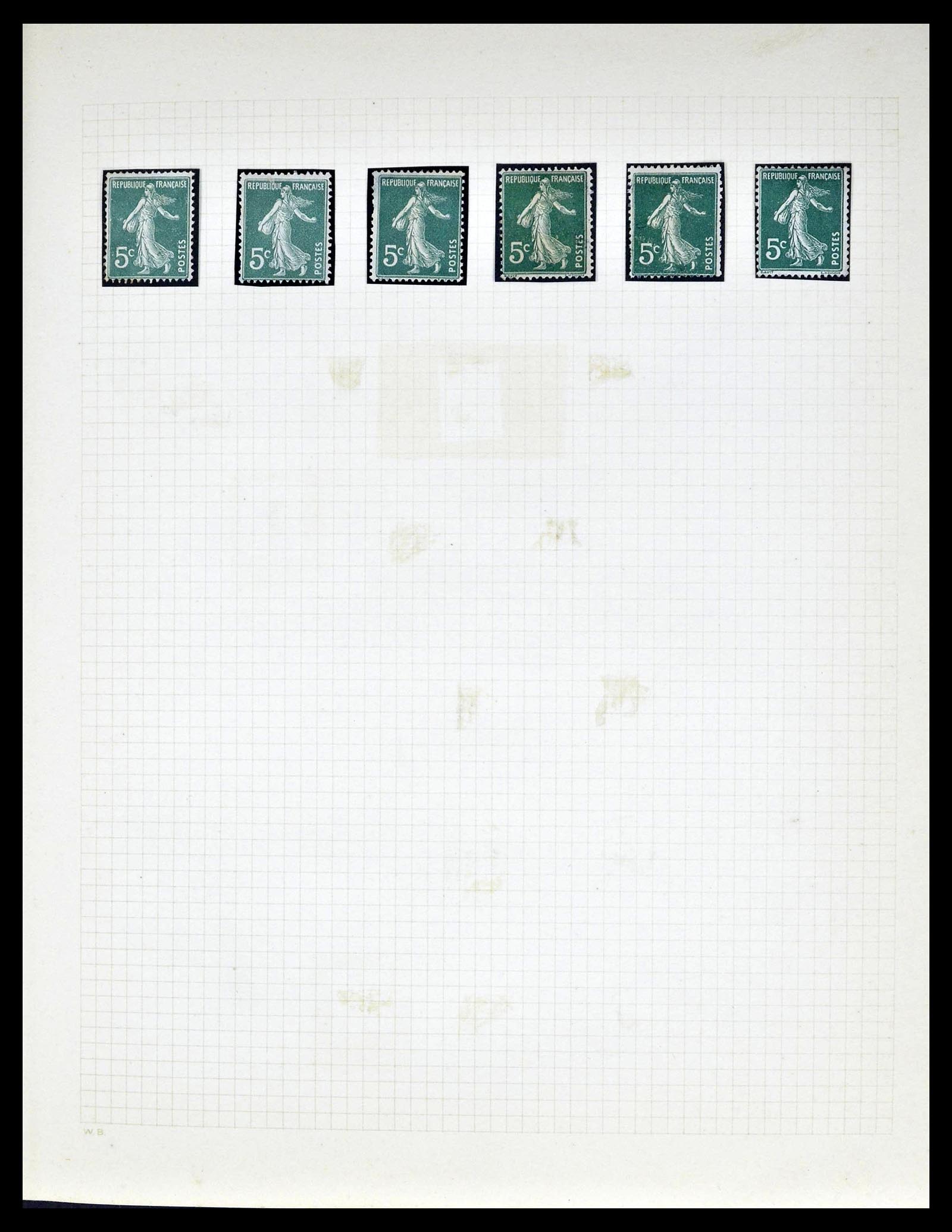 39329 0014 - Stamp collection 39329 France Semeuse.