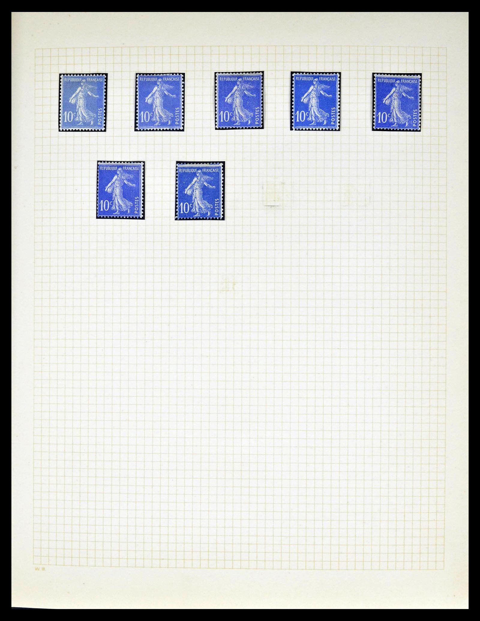 39329 0017 - Stamp collection 39329 France Semeuse.