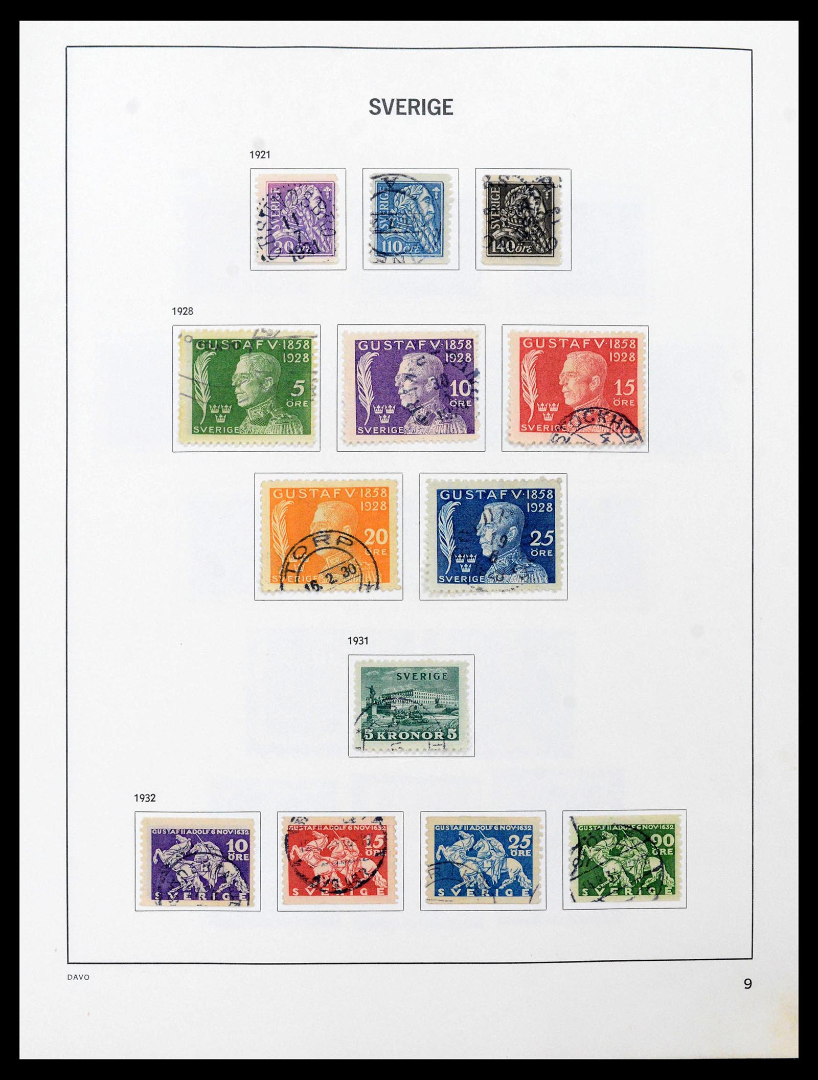 39331 0010 - Postzegelverzameling 39331 Zweden 1855-2005.