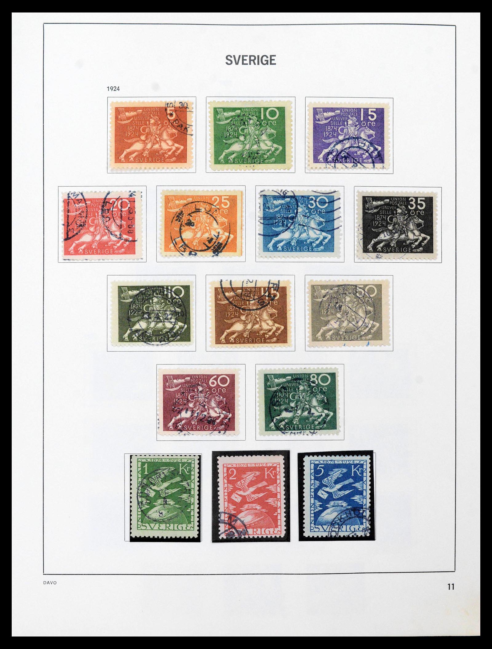 39331 0012 - Postzegelverzameling 39331 Zweden 1855-2005.