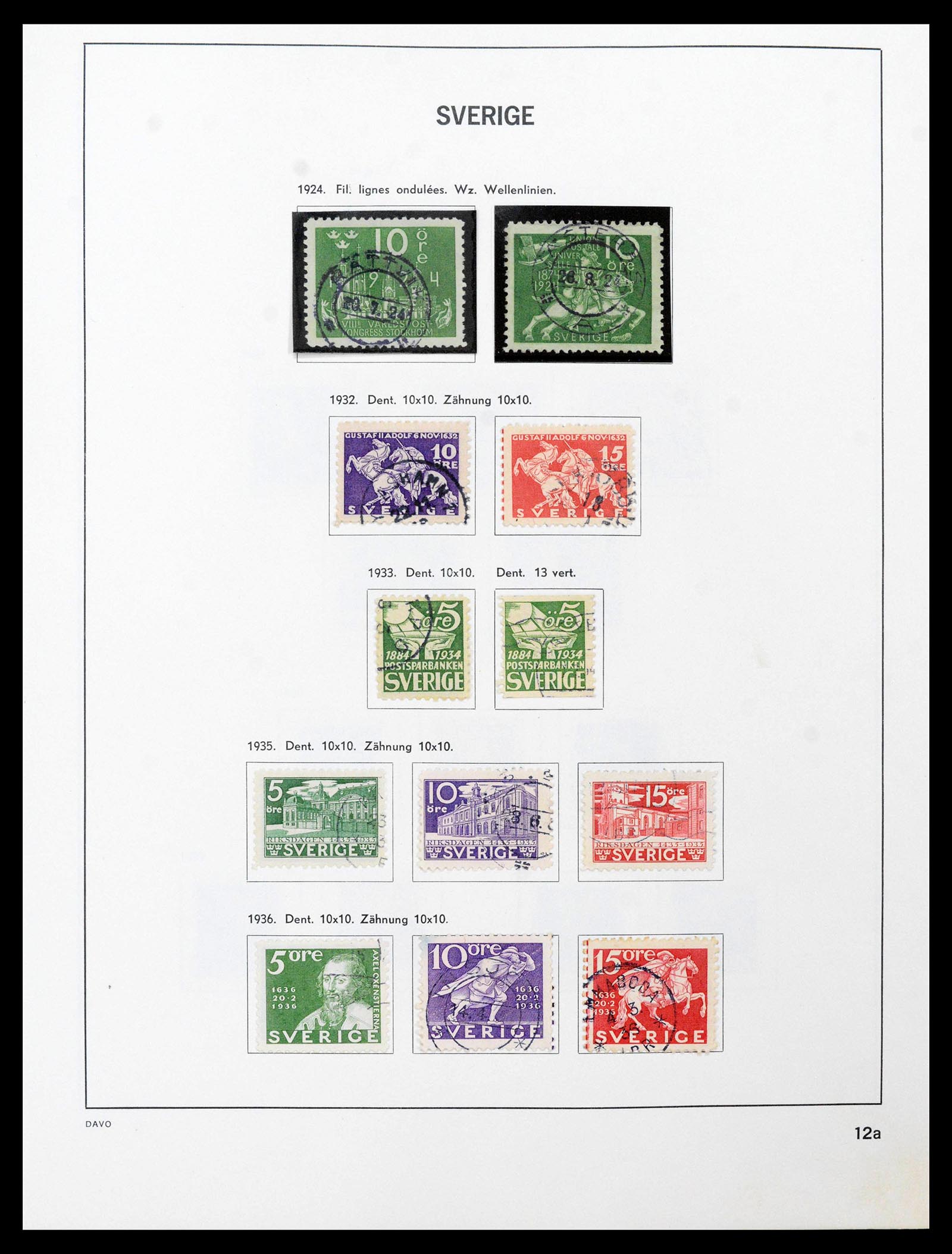 39331 0014 - Postzegelverzameling 39331 Zweden 1855-2005.