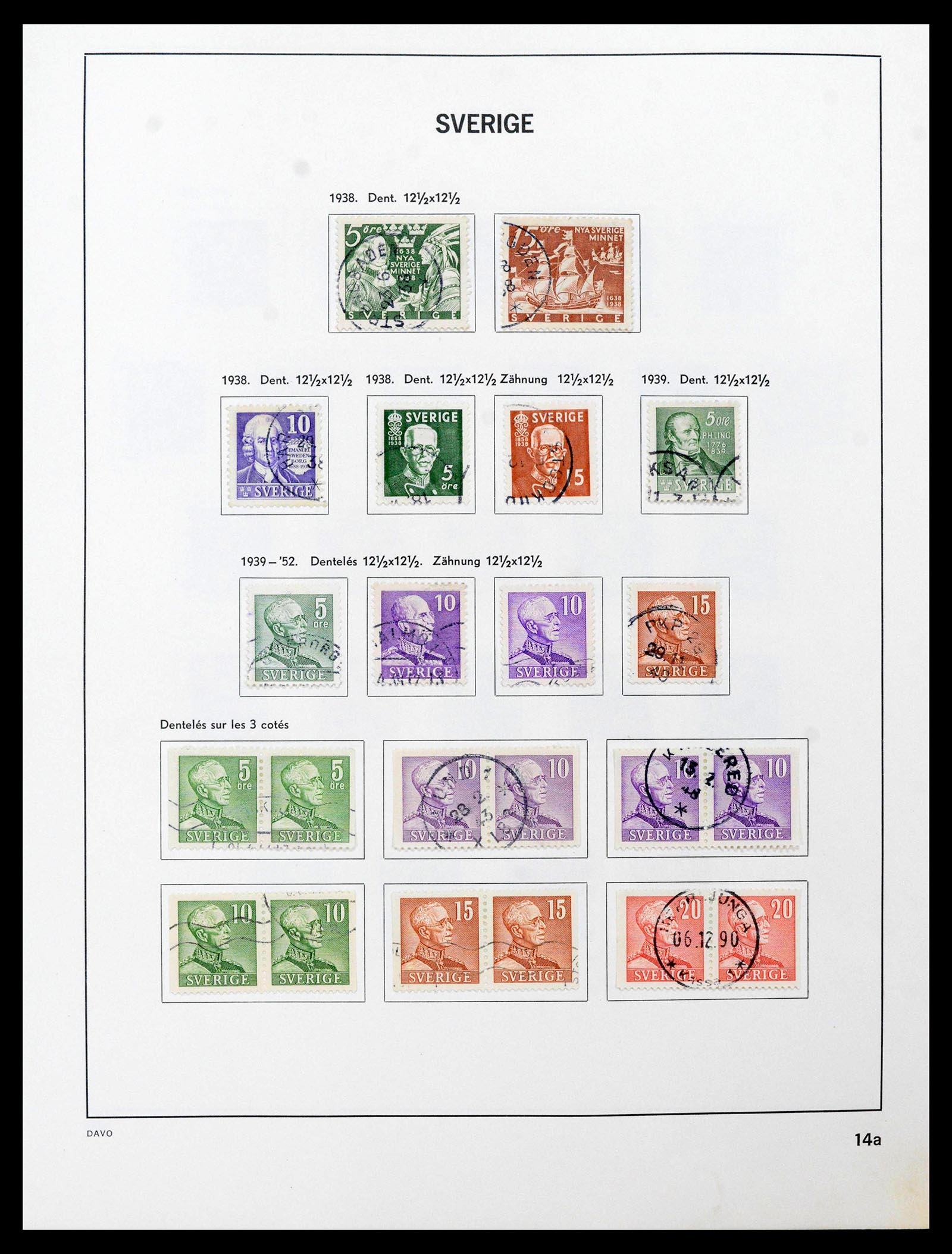 39331 0017 - Postzegelverzameling 39331 Zweden 1855-2005.