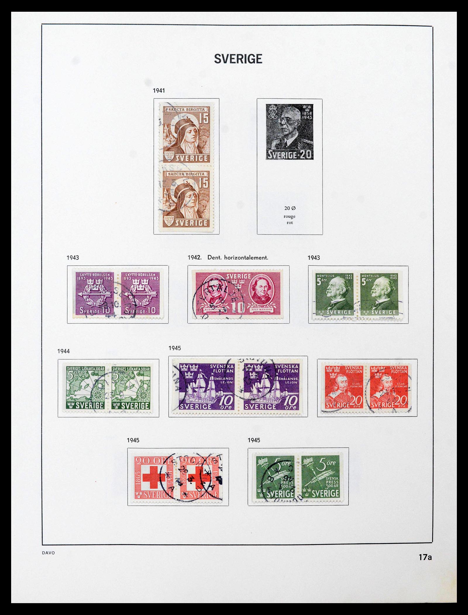 39331 0022 - Postzegelverzameling 39331 Zweden 1855-2005.