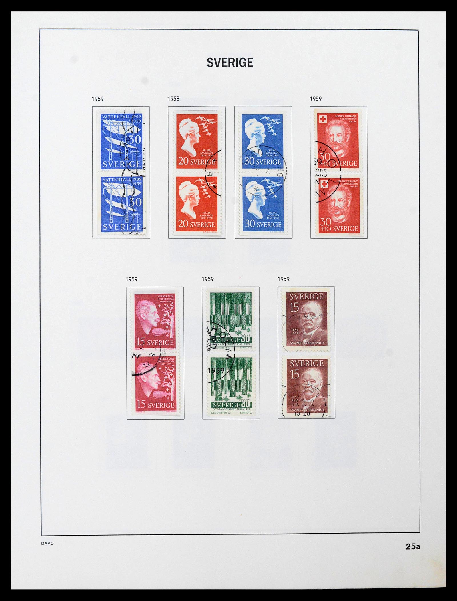 39331 0036 - Postzegelverzameling 39331 Zweden 1855-2005.
