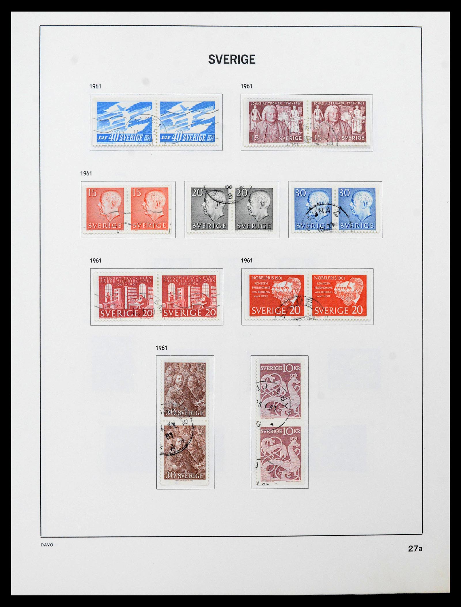 39331 0040 - Postzegelverzameling 39331 Zweden 1855-2005.