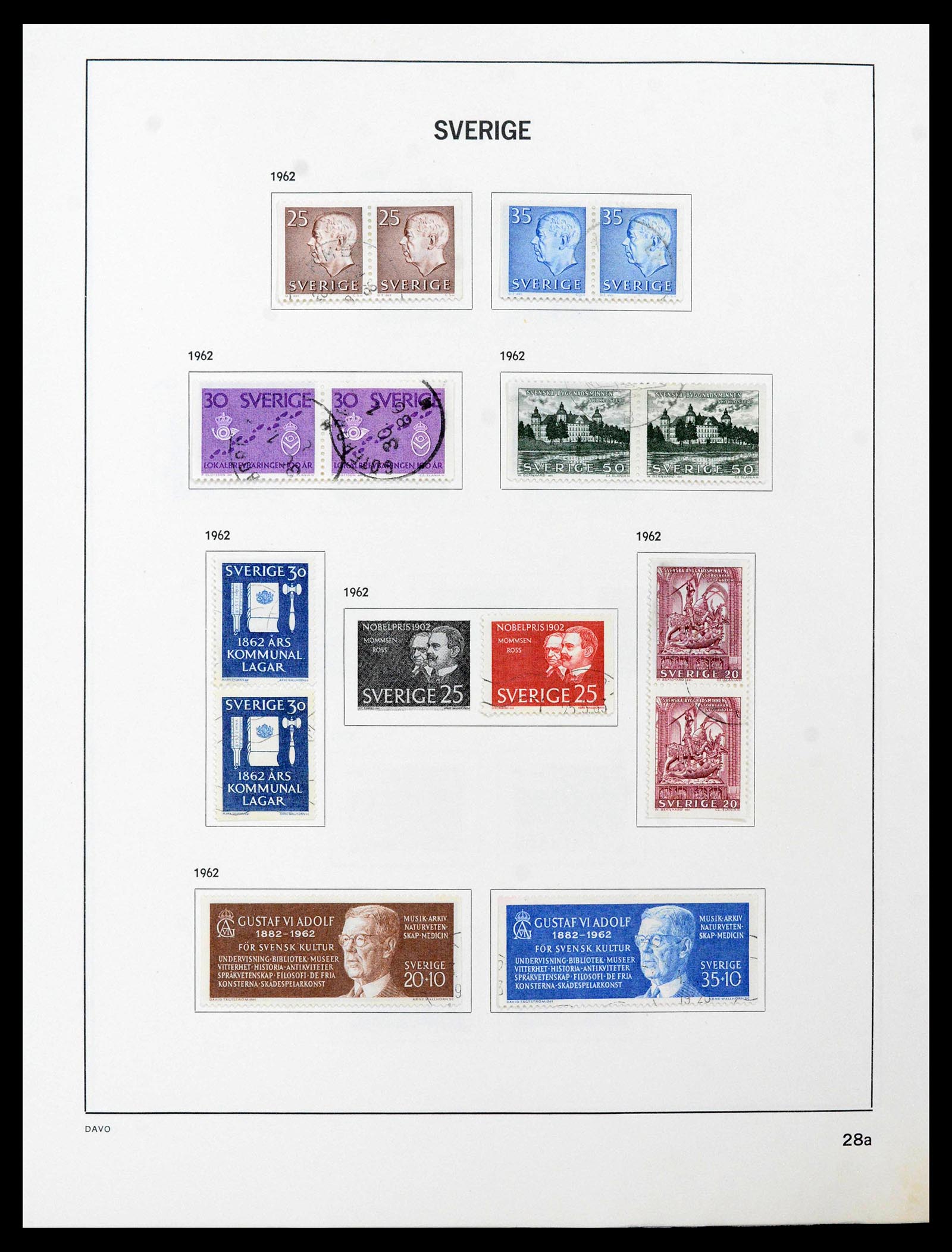 39331 0042 - Postzegelverzameling 39331 Zweden 1855-2005.