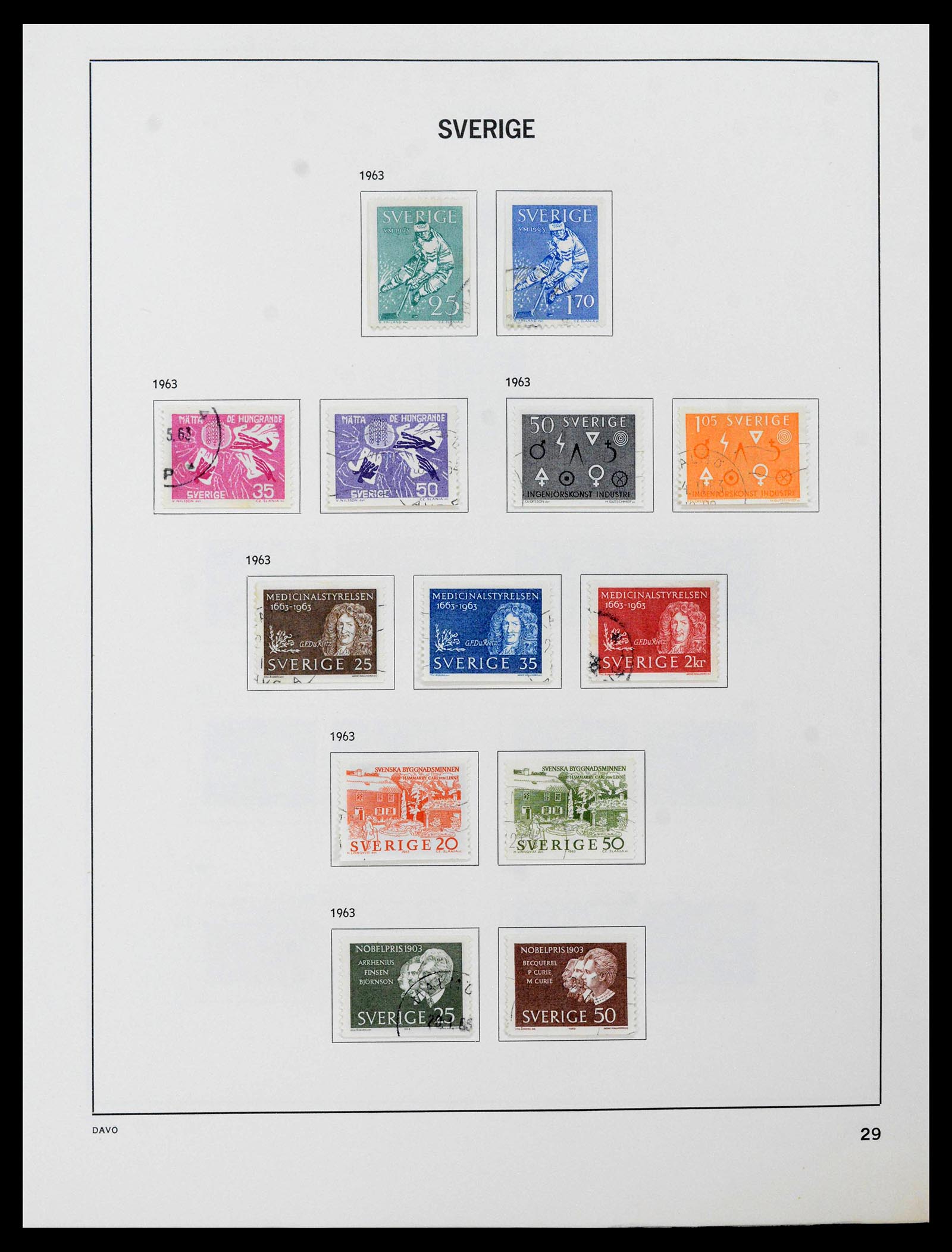 39331 0043 - Postzegelverzameling 39331 Zweden 1855-2005.