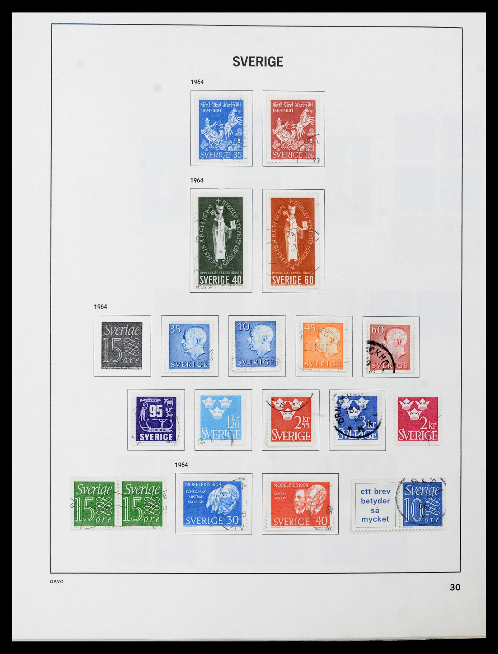 39331 0045 - Postzegelverzameling 39331 Zweden 1855-2005.
