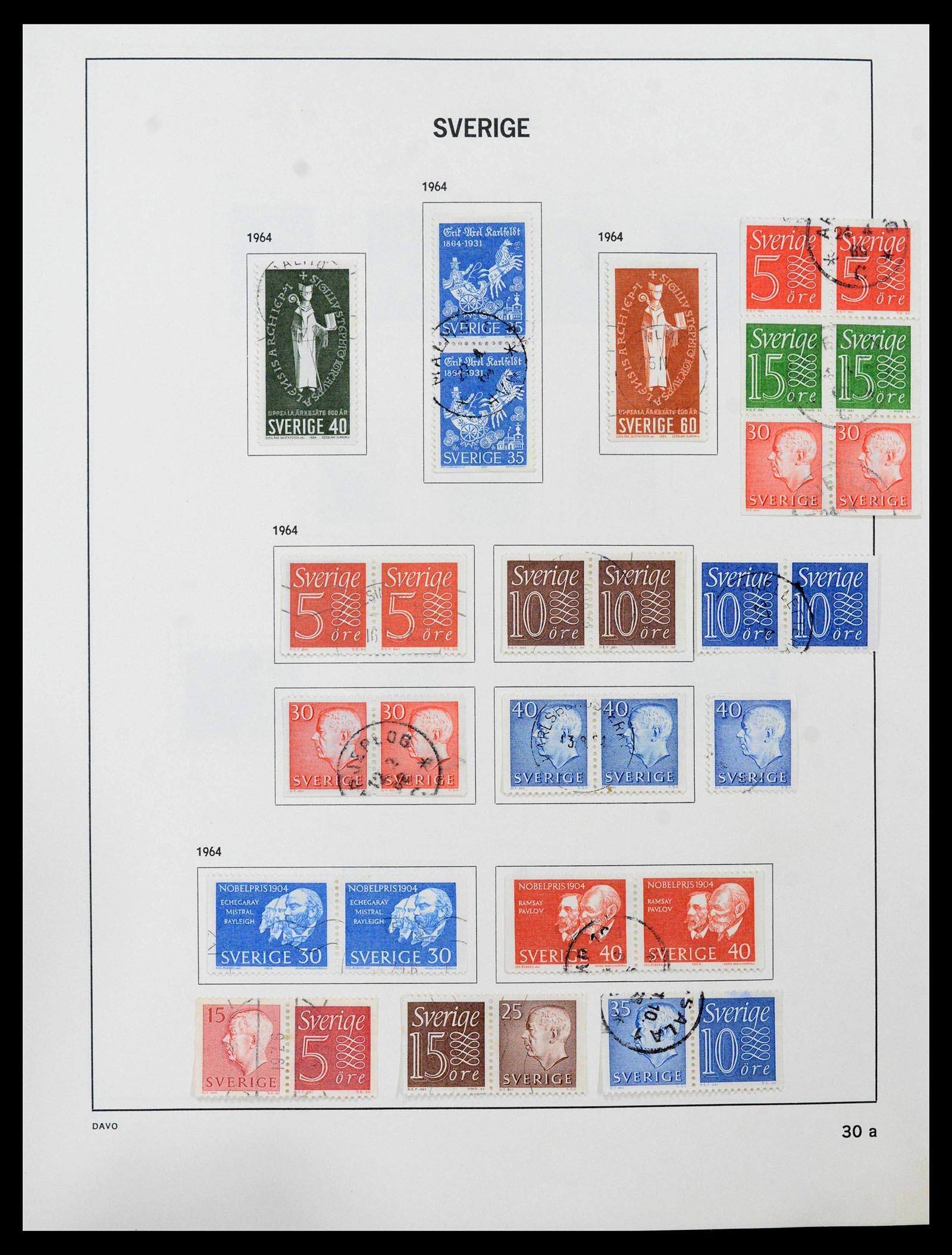 39331 0046 - Stamp collection 39331 Sweden 1855-2005.