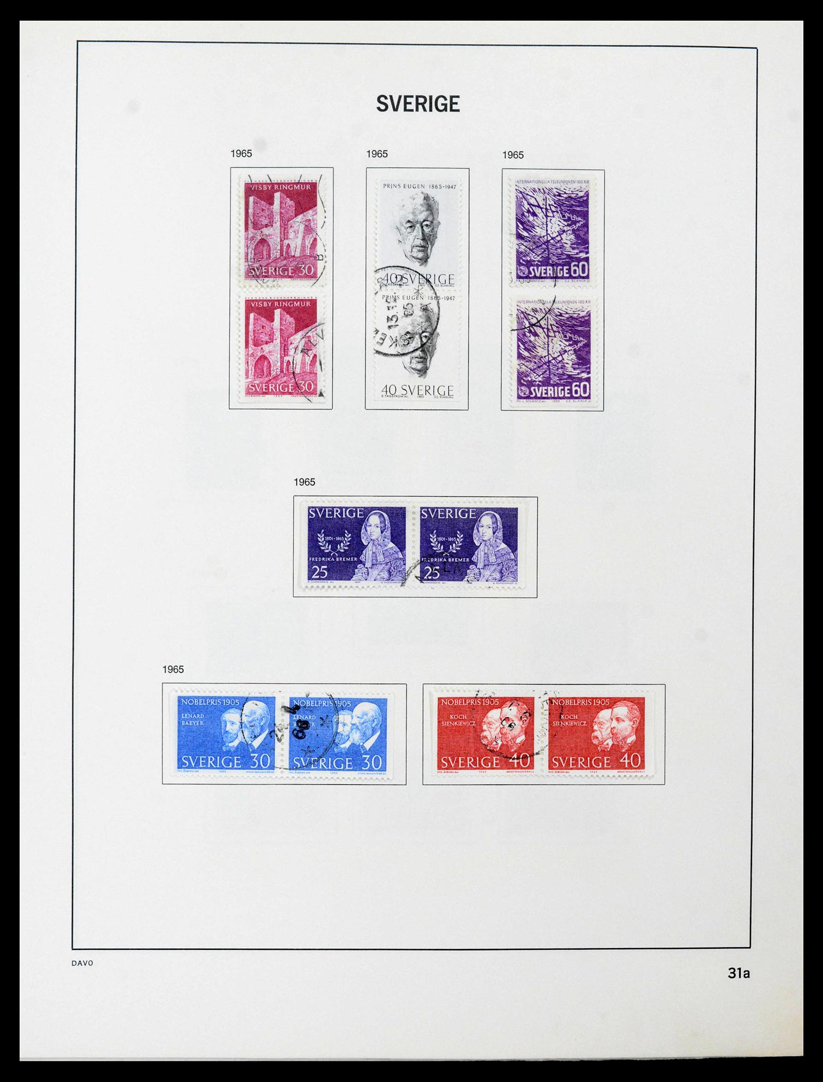 39331 0048 - Postzegelverzameling 39331 Zweden 1855-2005.