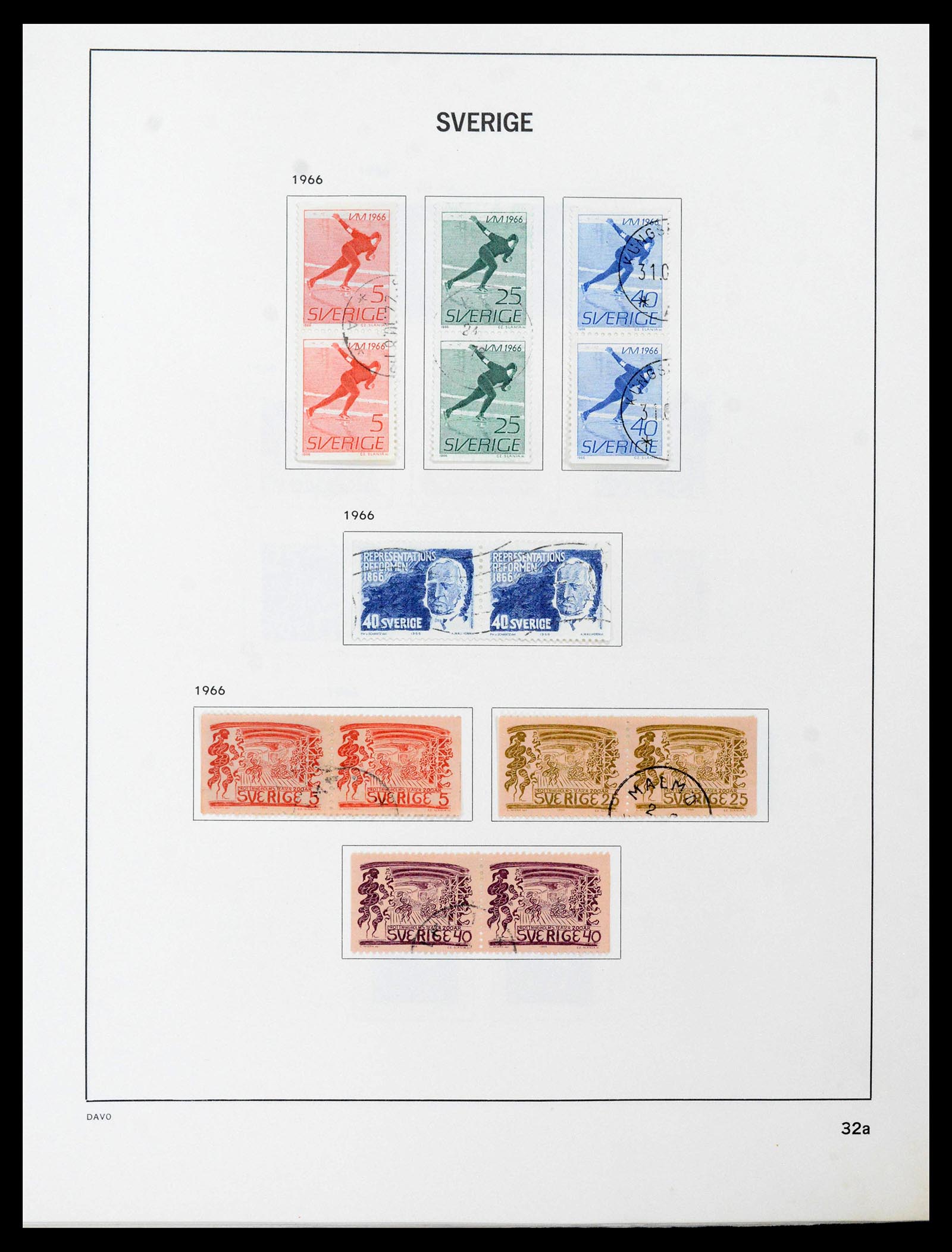 39331 0050 - Postzegelverzameling 39331 Zweden 1855-2005.