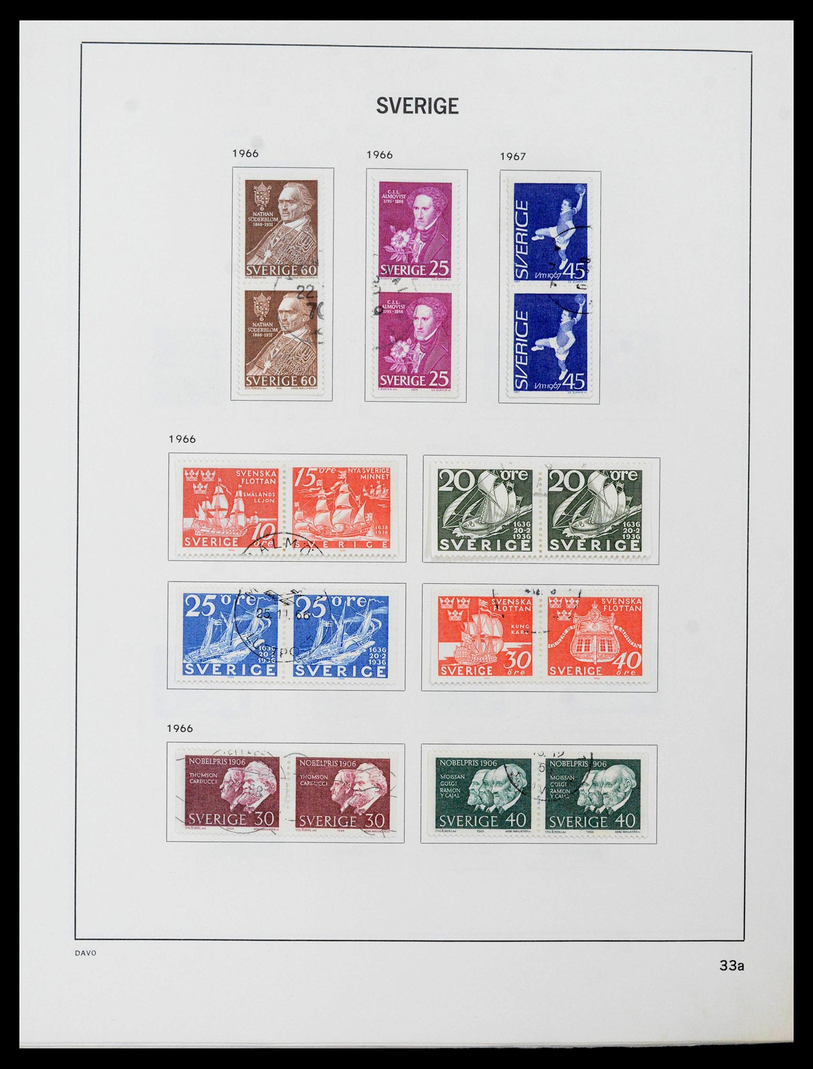 39331 0052 - Postzegelverzameling 39331 Zweden 1855-2005.