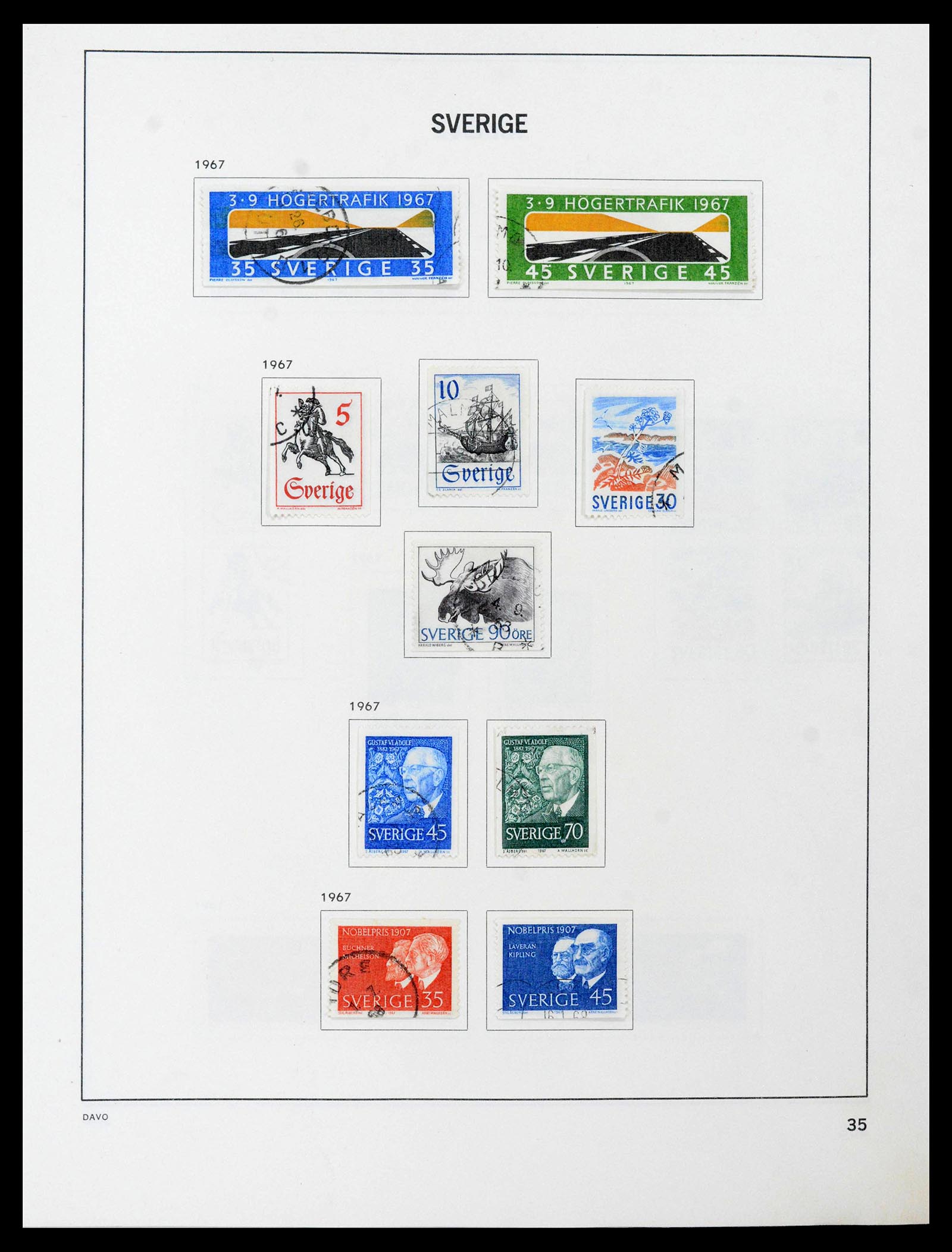 39331 0055 - Postzegelverzameling 39331 Zweden 1855-2005.