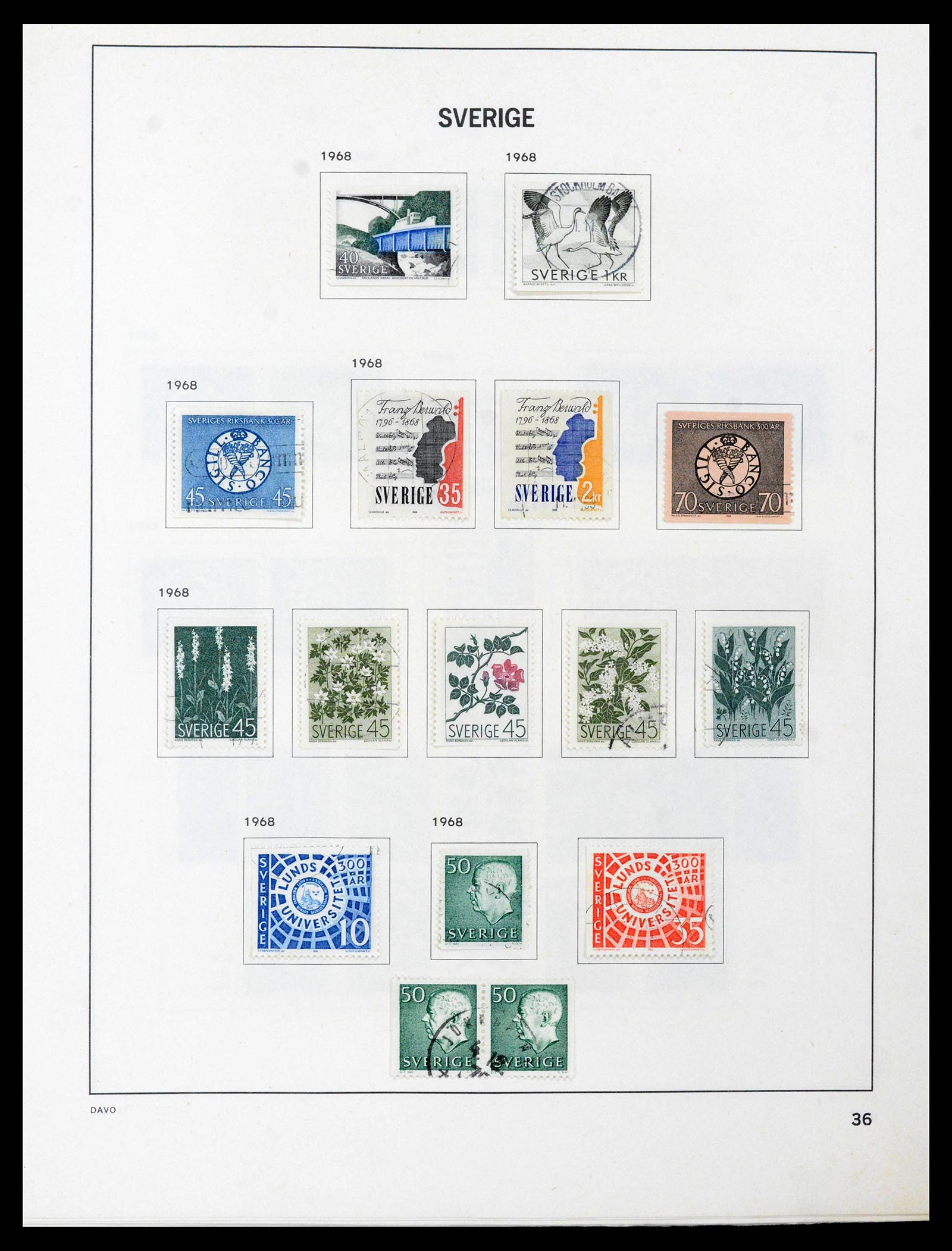 39331 0057 - Postzegelverzameling 39331 Zweden 1855-2005.