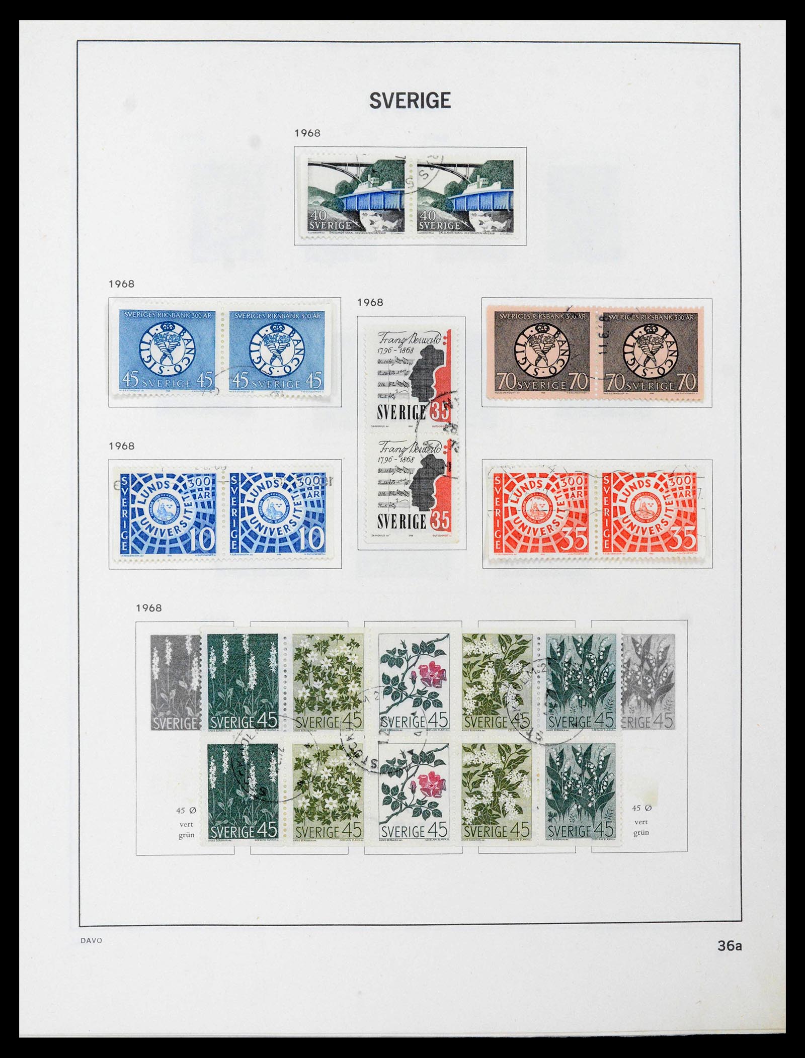 39331 0058 - Postzegelverzameling 39331 Zweden 1855-2005.
