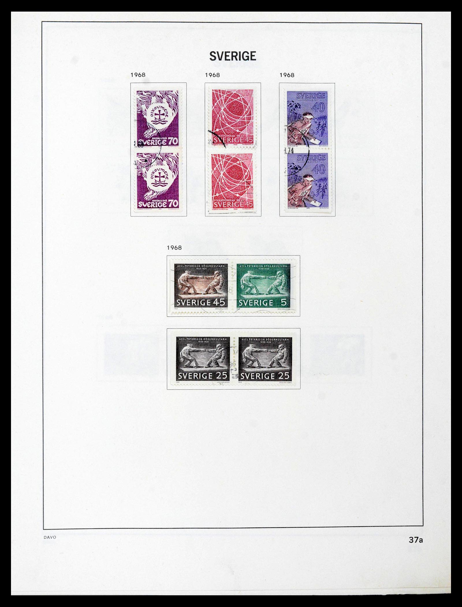 39331 0060 - Postzegelverzameling 39331 Zweden 1855-2005.
