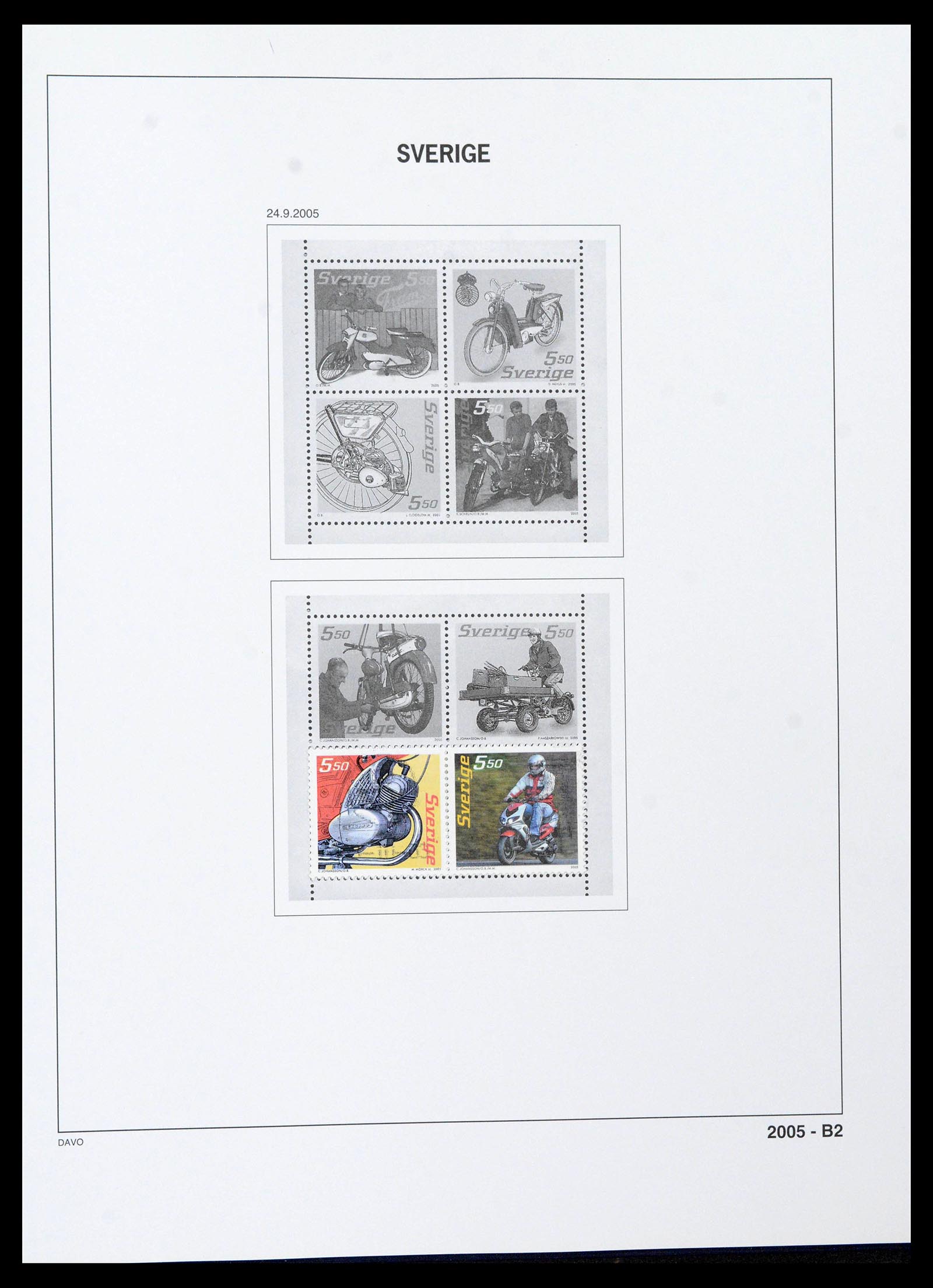 39331 0266 - Postzegelverzameling 39331 Zweden 1855-2005.