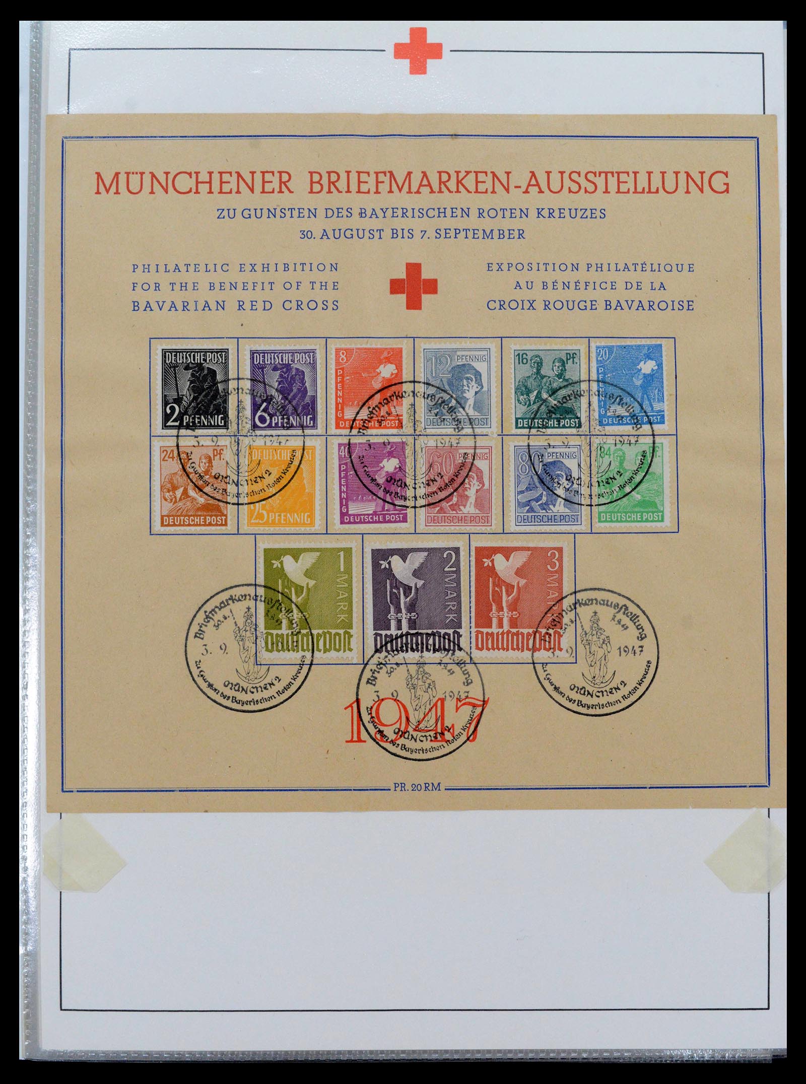 39333 0016 - Postzegelverzameling 39333 Motief Rode Kruis 1917-1980.