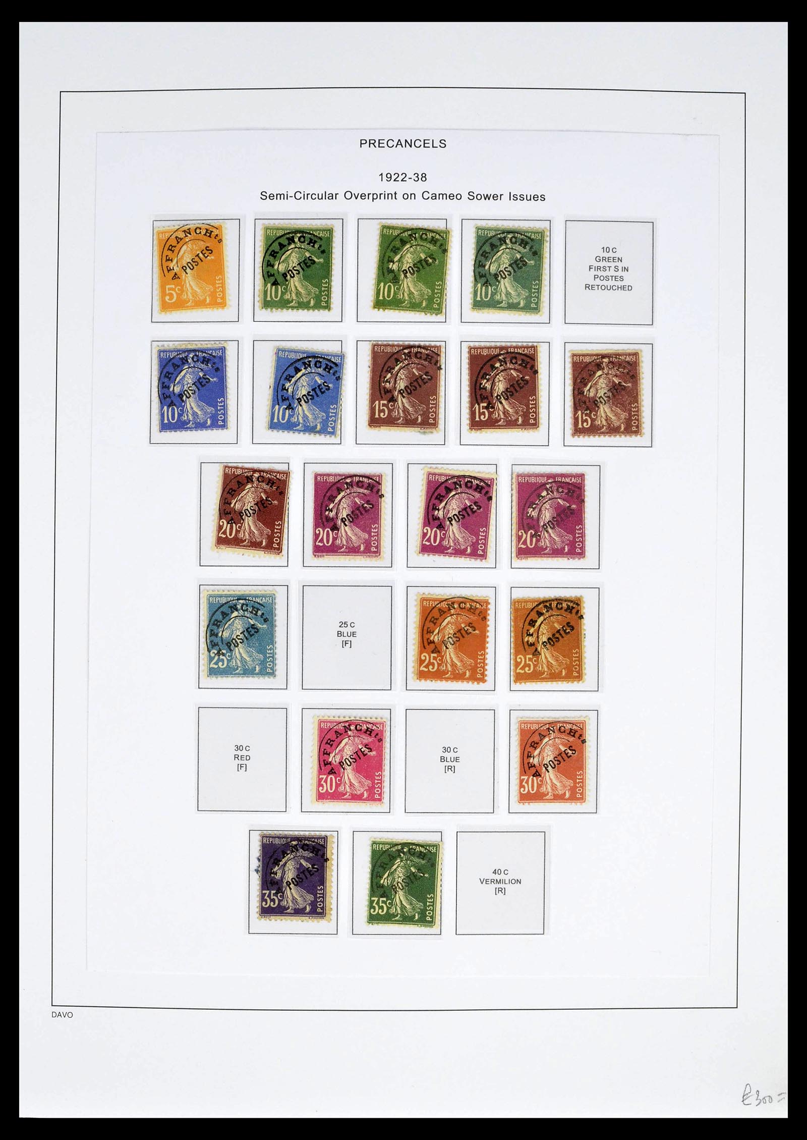 39335 0016 - Postzegelverzameling 39335 Frankrijk 1849-1969.
