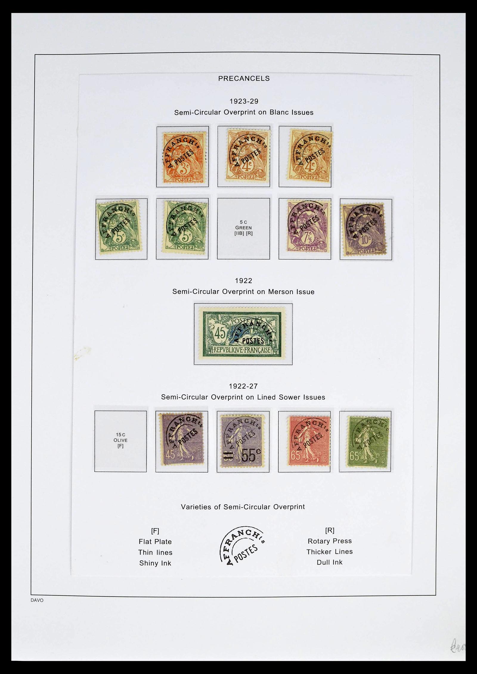 39335 0017 - Stamp collection 39335 France 1849-1969.