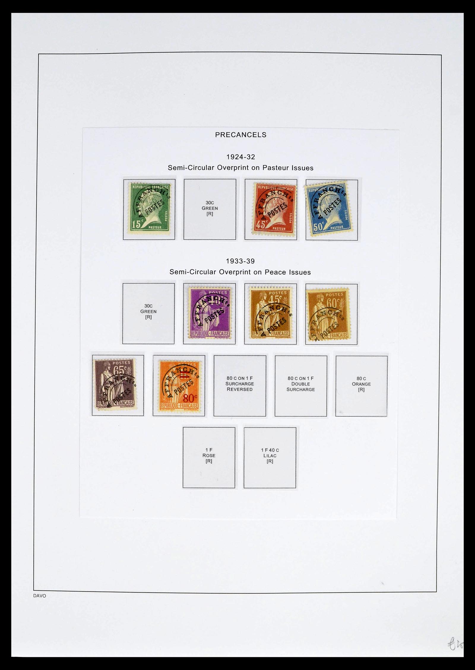 39335 0019 - Postzegelverzameling 39335 Frankrijk 1849-1969.