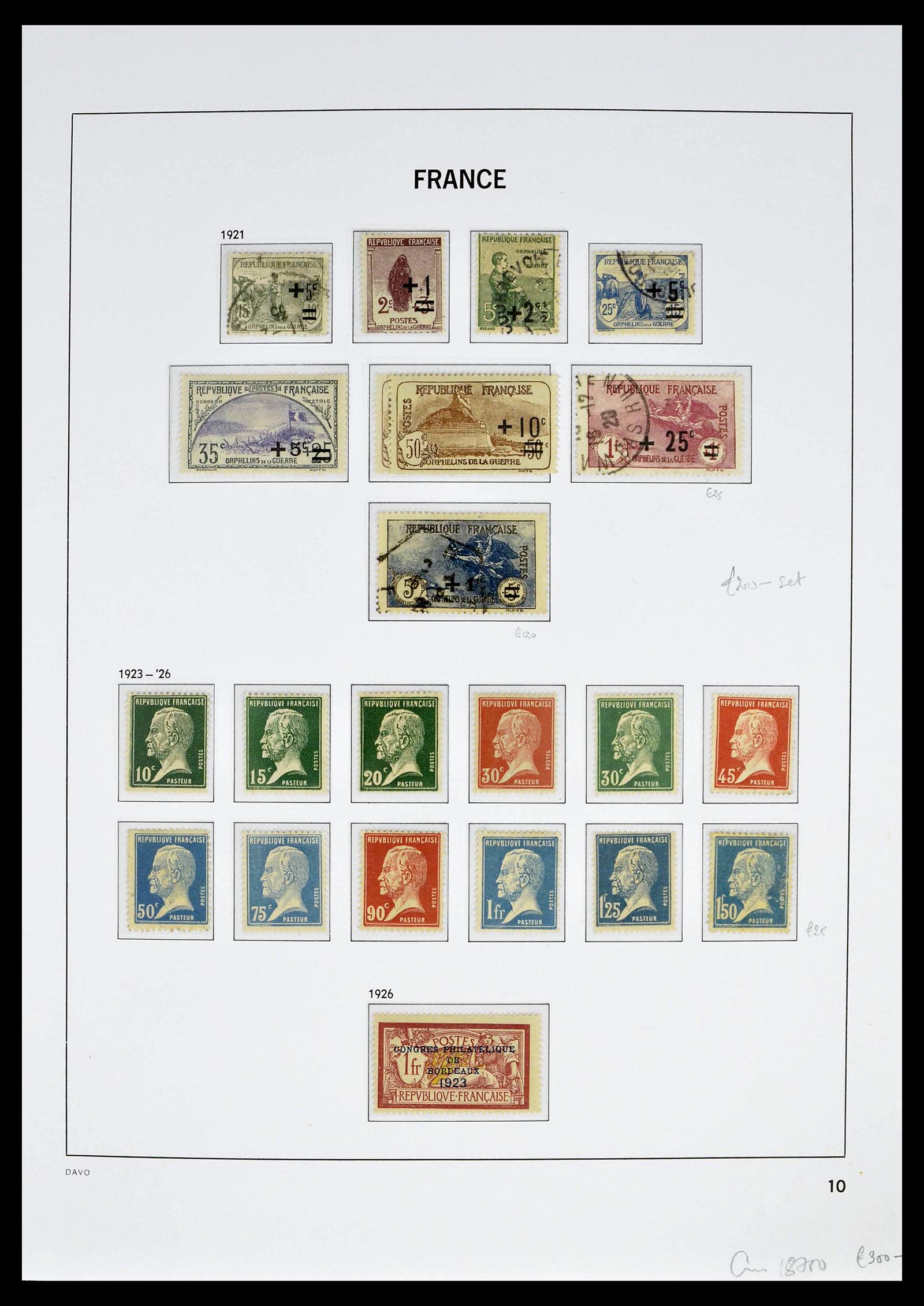39335 0023 - Postzegelverzameling 39335 Frankrijk 1849-1969.