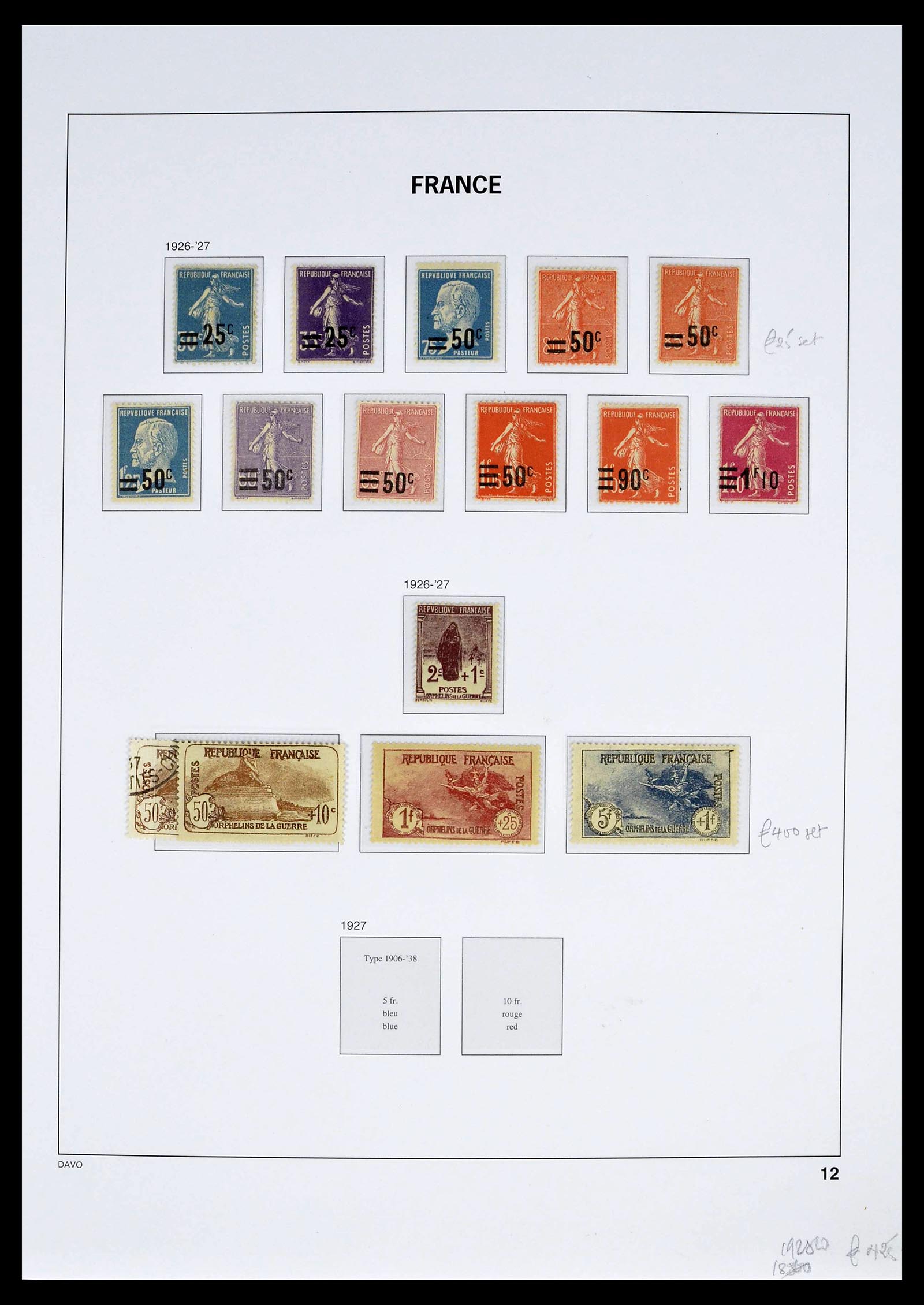 39335 0027 - Postzegelverzameling 39335 Frankrijk 1849-1969.