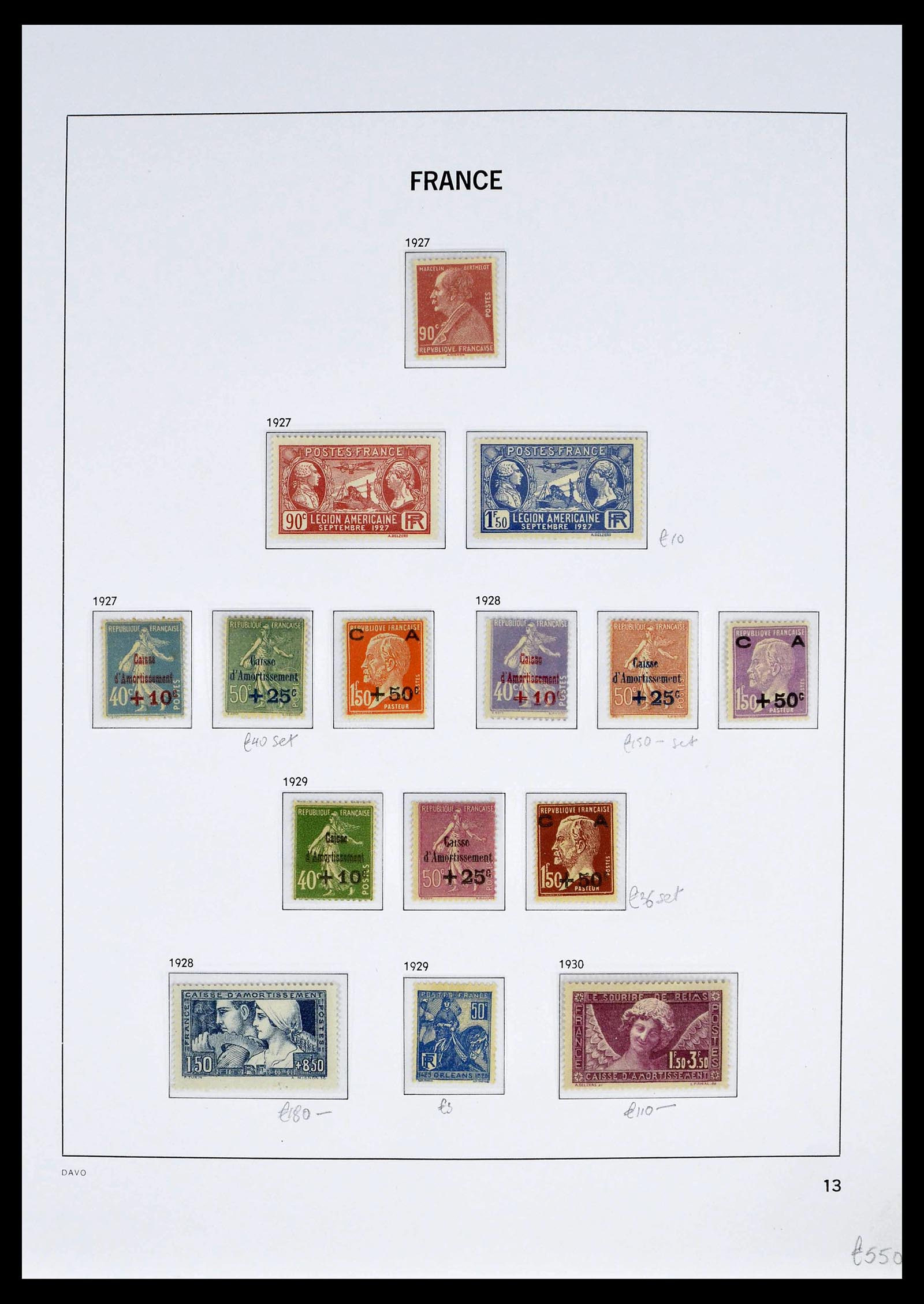 39335 0028 - Postzegelverzameling 39335 Frankrijk 1849-1969.