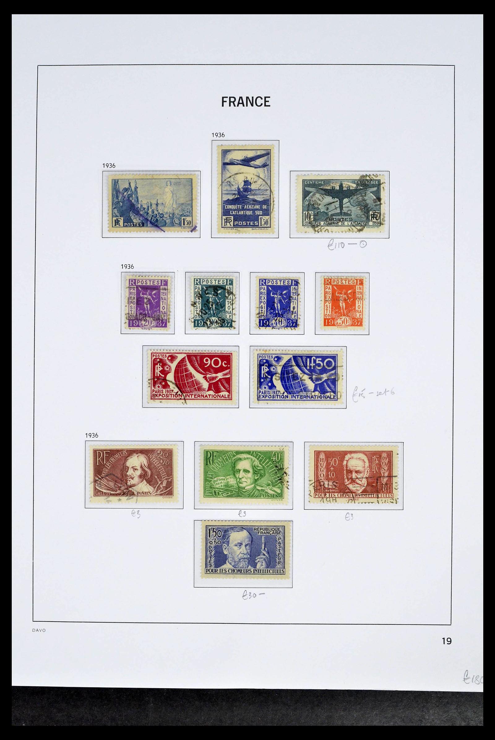 39335 0034 - Postzegelverzameling 39335 Frankrijk 1849-1969.