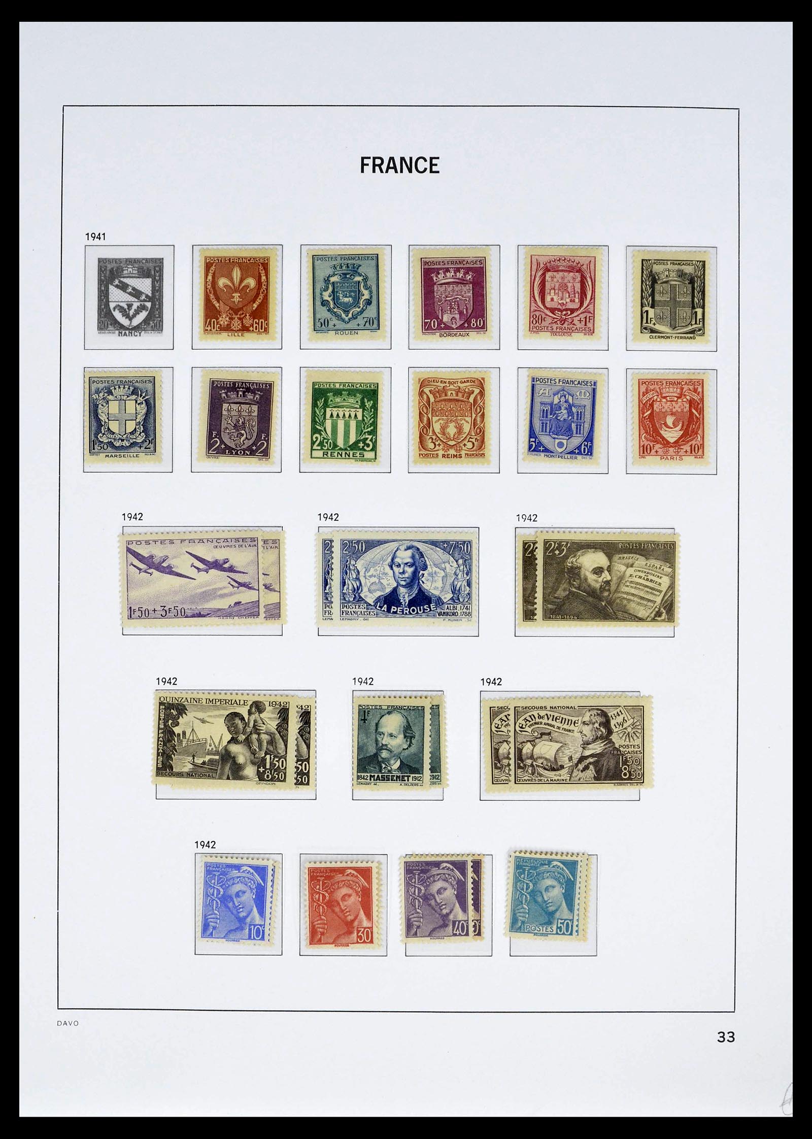 39335 0048 - Postzegelverzameling 39335 Frankrijk 1849-1969.