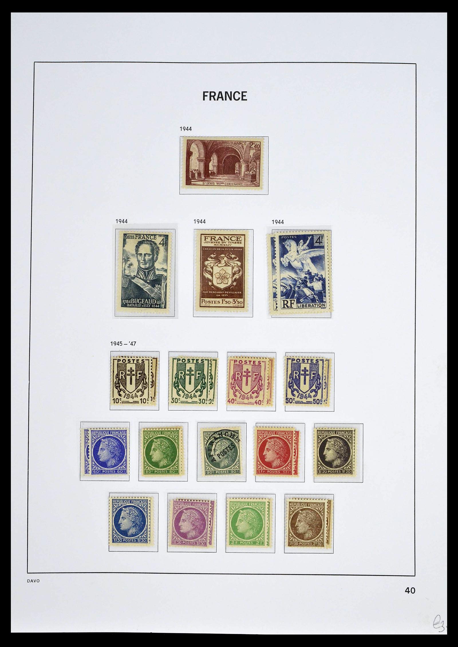 39335 0055 - Postzegelverzameling 39335 Frankrijk 1849-1969.