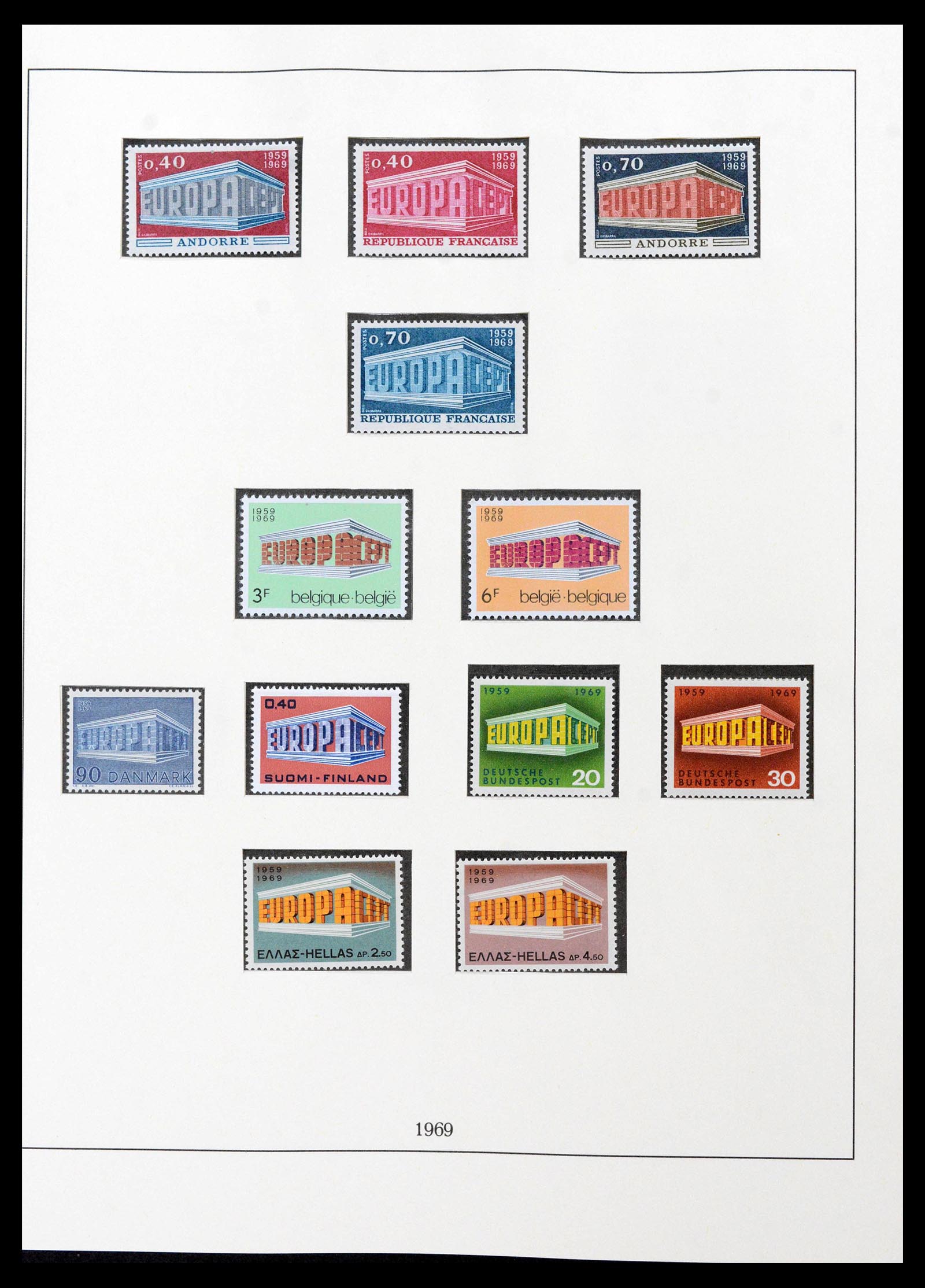 39336 0004 - Postzegelverzameling 39336 Europa CEPT 1968-2006.