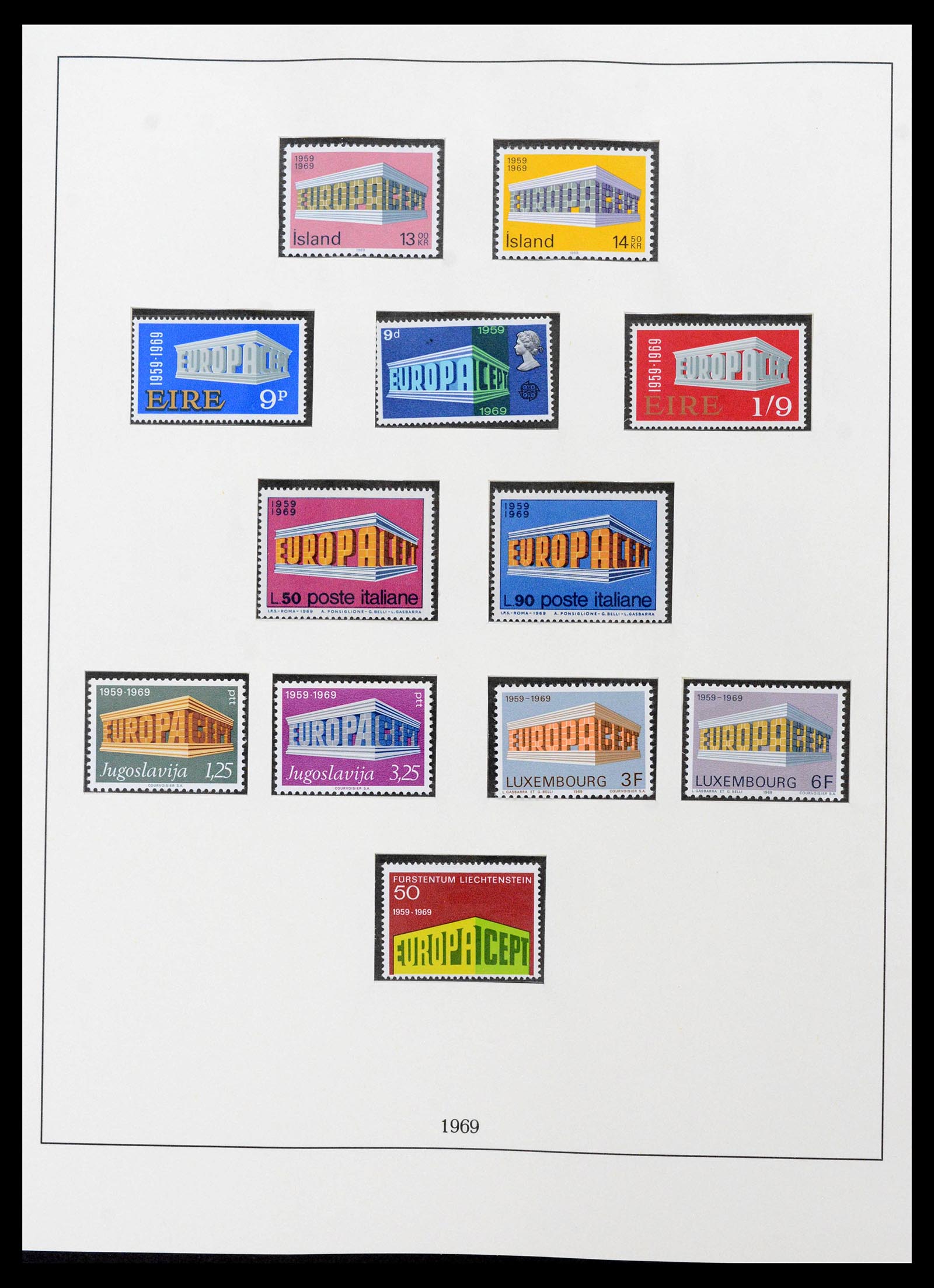 39336 0005 - Postzegelverzameling 39336 Europa CEPT 1968-2006.