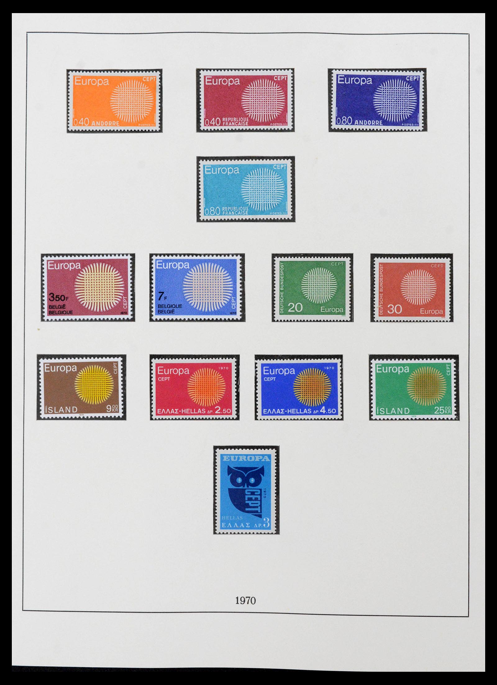 39336 0008 - Postzegelverzameling 39336 Europa CEPT 1968-2006.