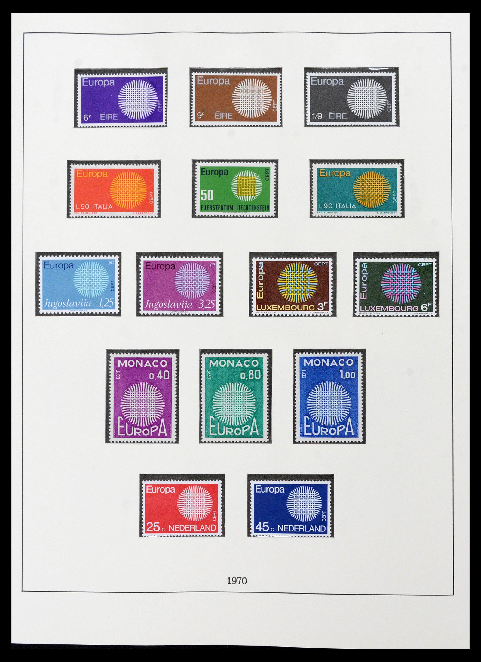 39336 0009 - Postzegelverzameling 39336 Europa CEPT 1968-2006.