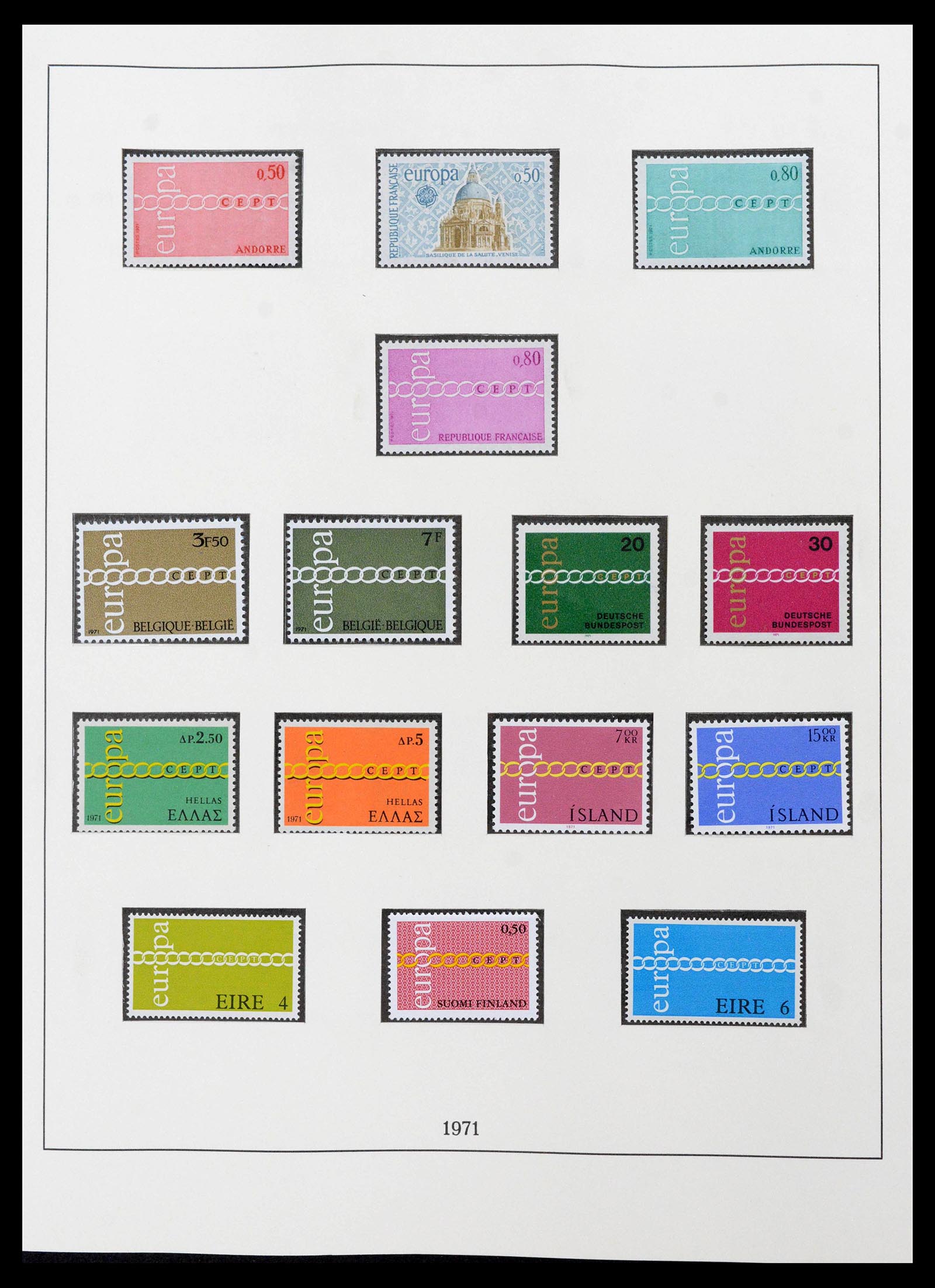 39336 0011 - Postzegelverzameling 39336 Europa CEPT 1968-2006.