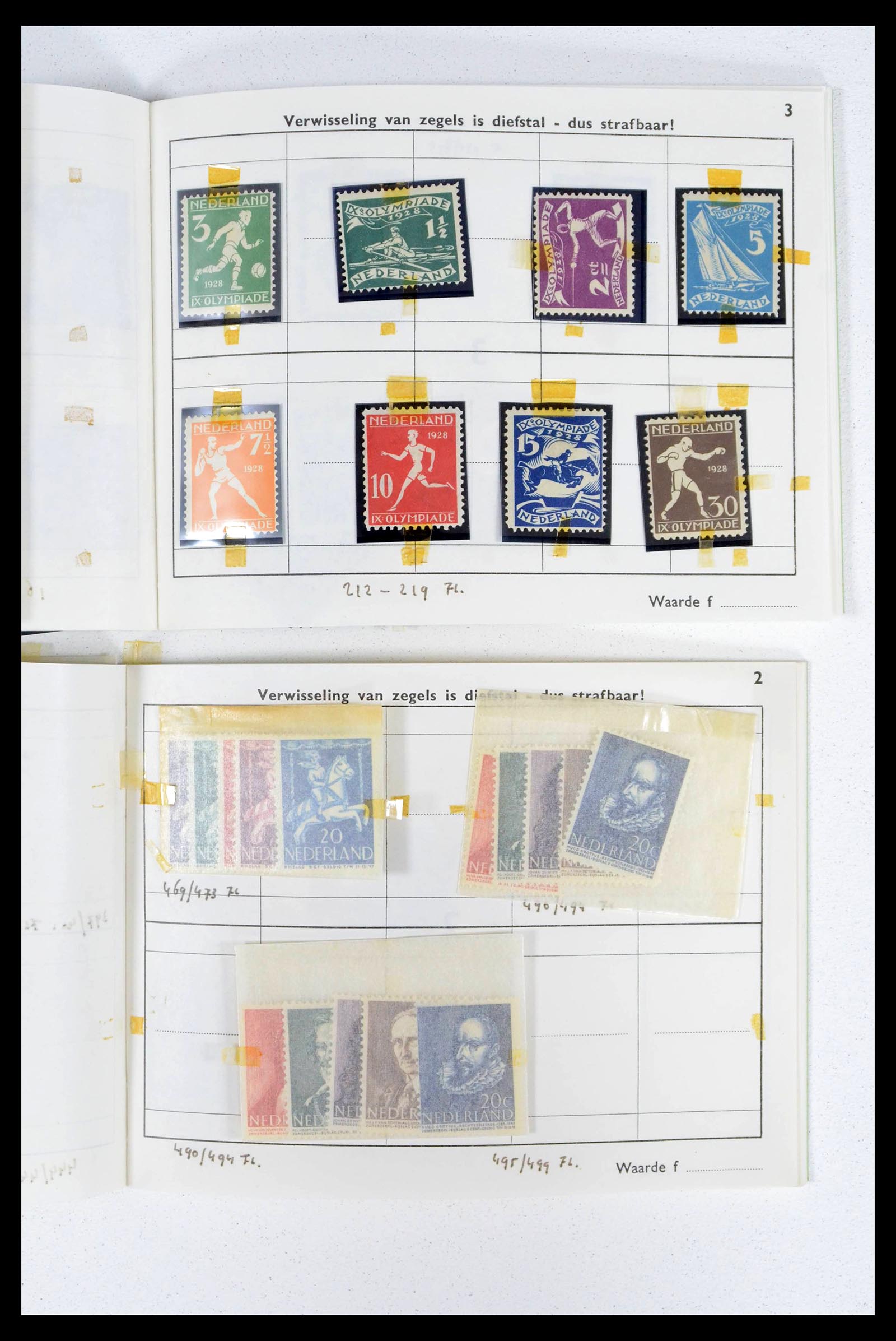 39341 0003 - Stamp collection 39341 Netherlands sorting lot 1890-1960.