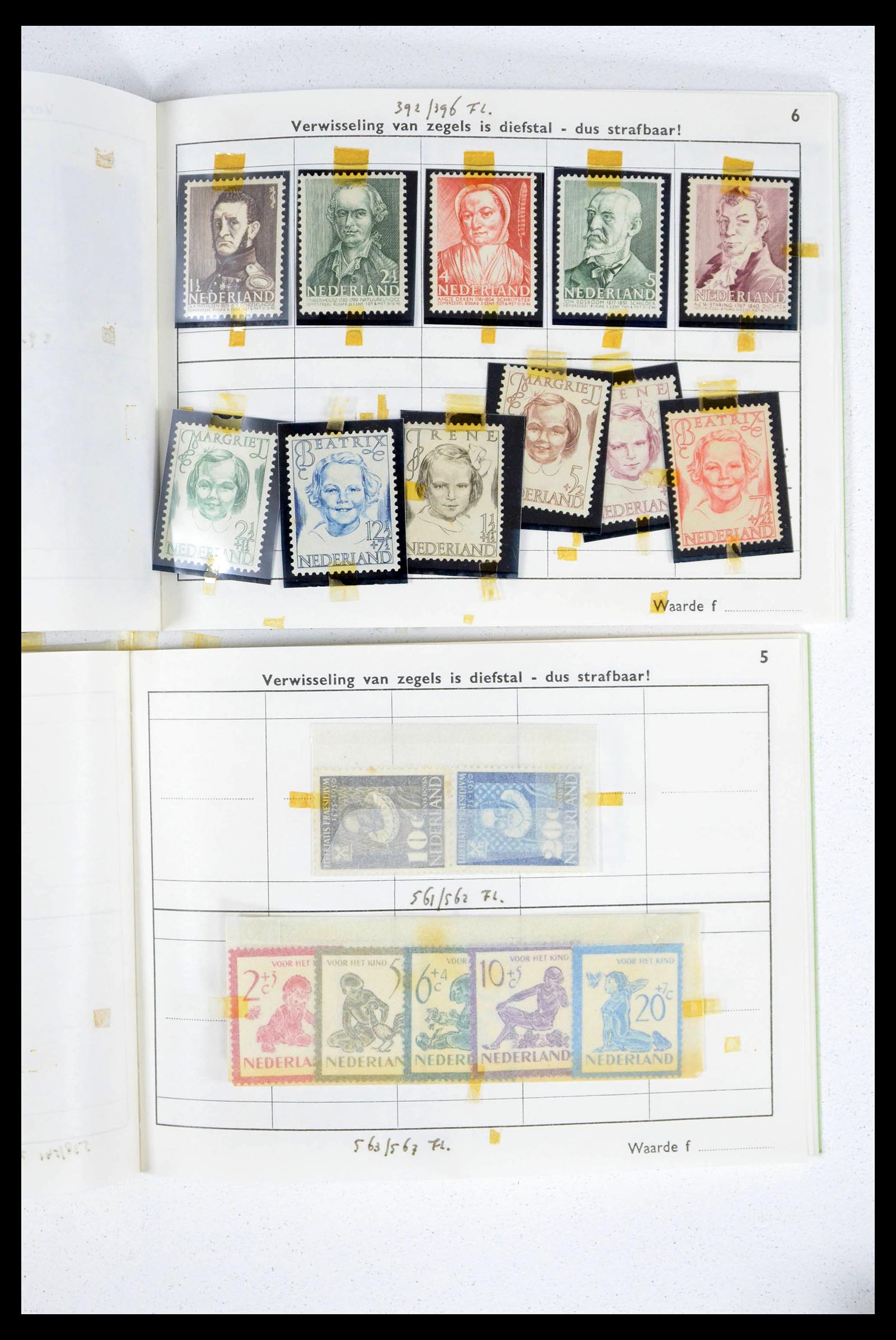 39341 0006 - Stamp collection 39341 Netherlands sorting lot 1890-1960.