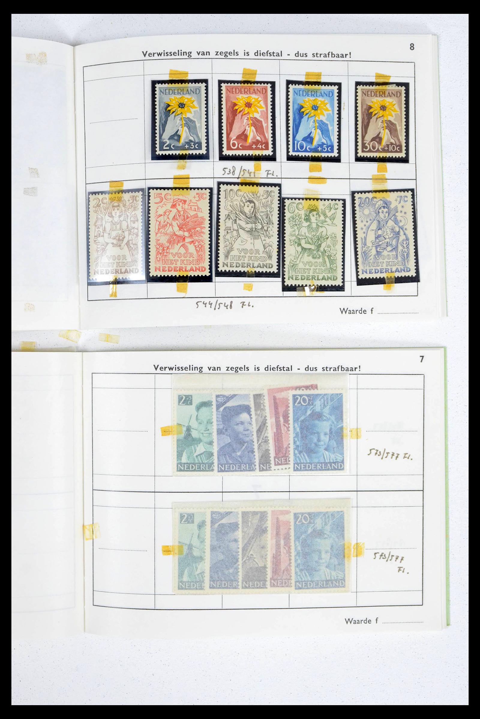 39341 0008 - Stamp collection 39341 Netherlands sorting lot 1890-1960.