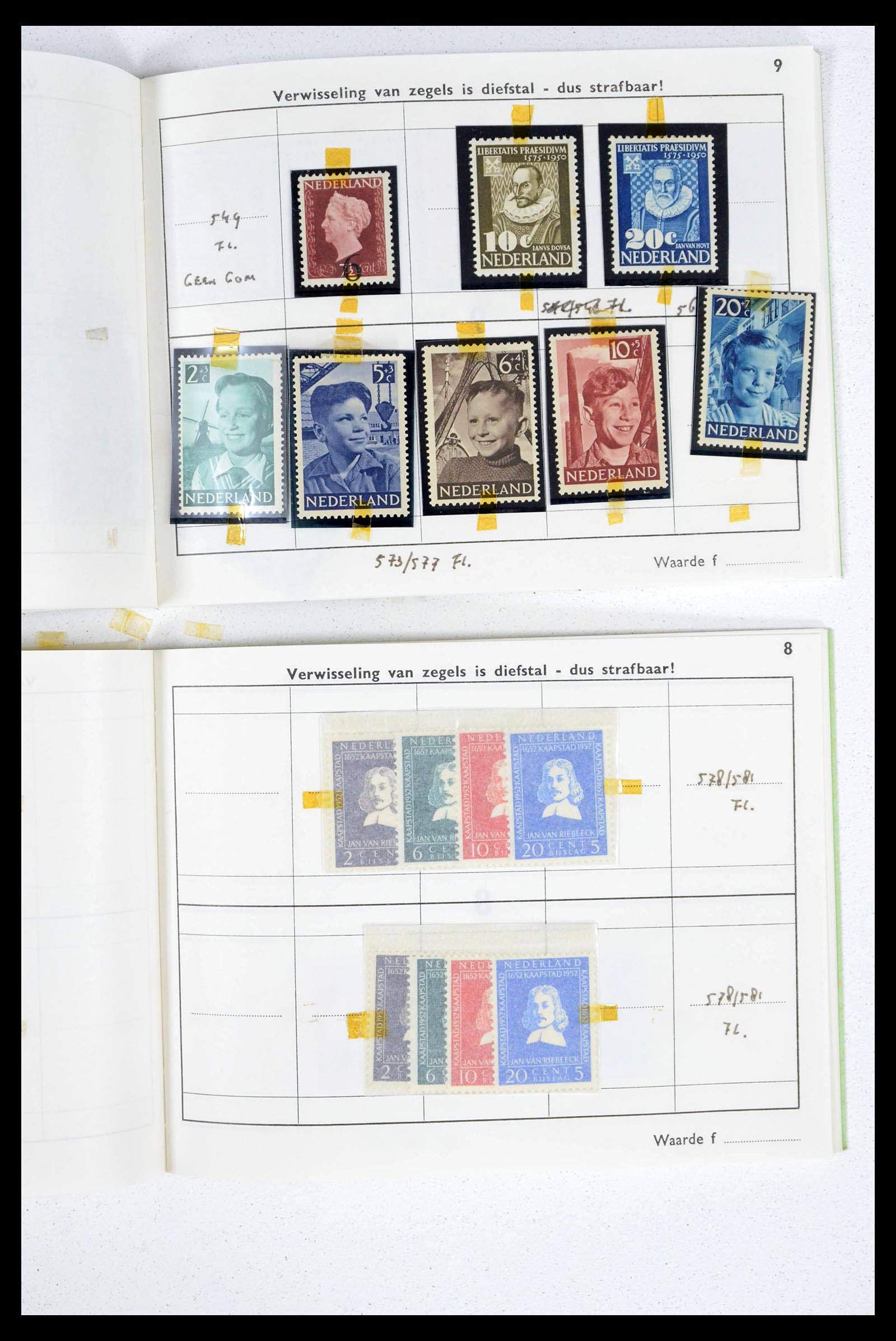 39341 0009 - Stamp collection 39341 Netherlands sorting lot 1890-1960.